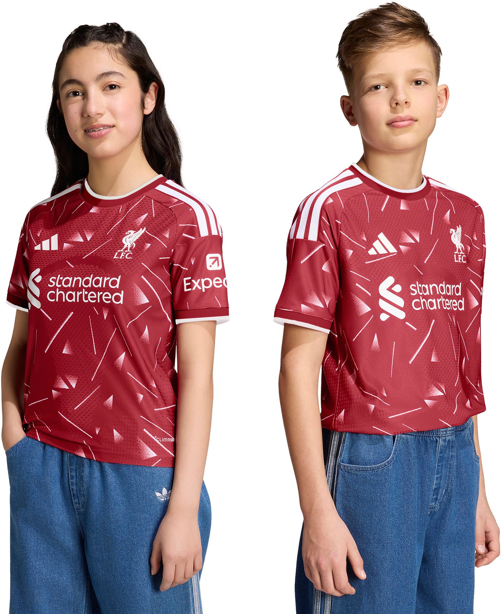 adidas Youth Liverpool Maroon 2026 Home Authentic Jersey