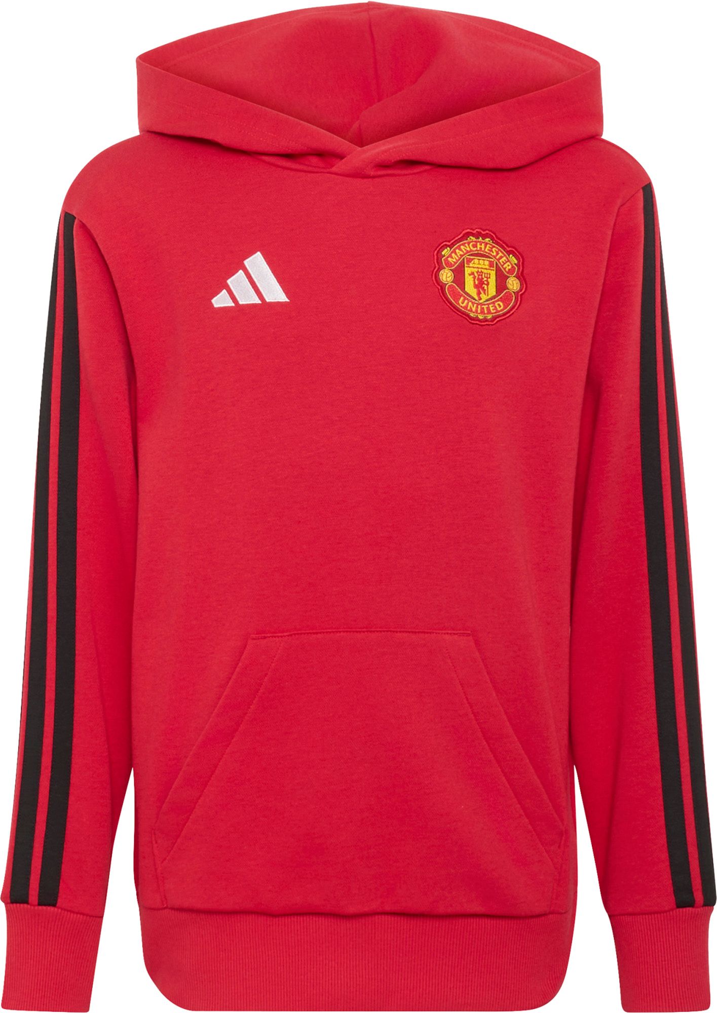 adidas Youth Manchester United Red 2026 Pullover Hoodie