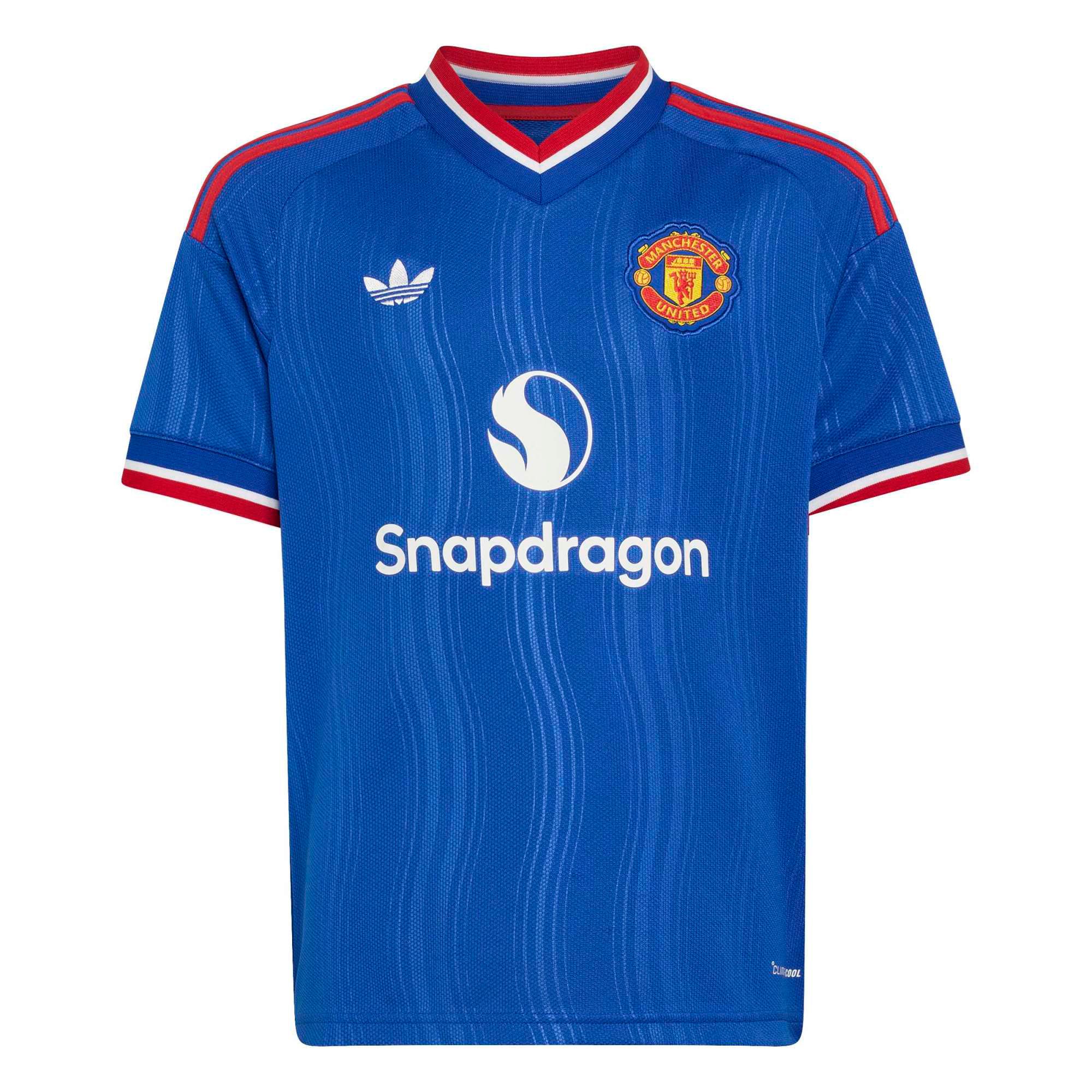adidas Youth Manchester United Royal 2026 Away Replica Jersey