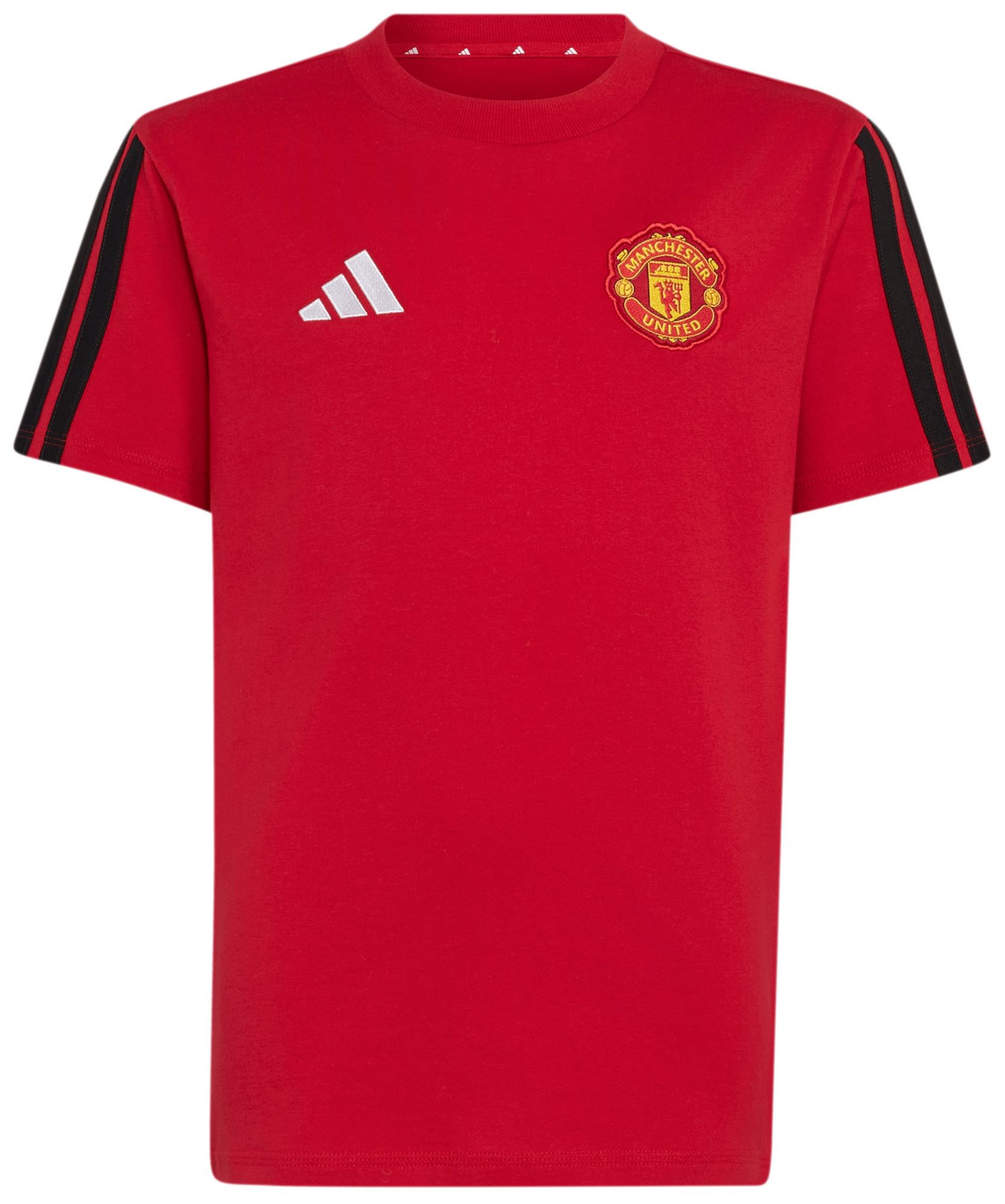 adidas Youth Manchester United 2026 Red Logo T-Shirt