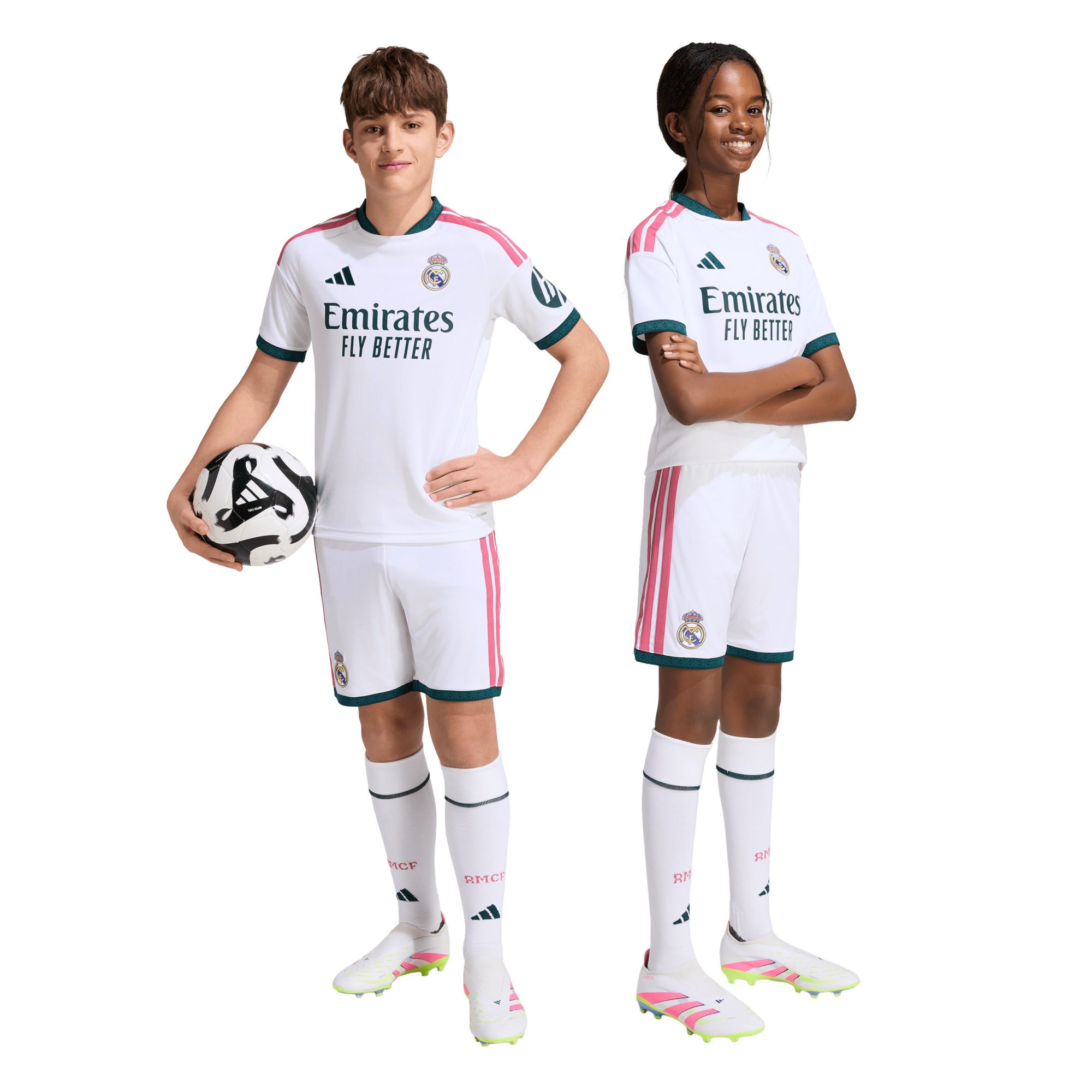 adidas Youth Real Madrid 2026 Home Replica Shorts