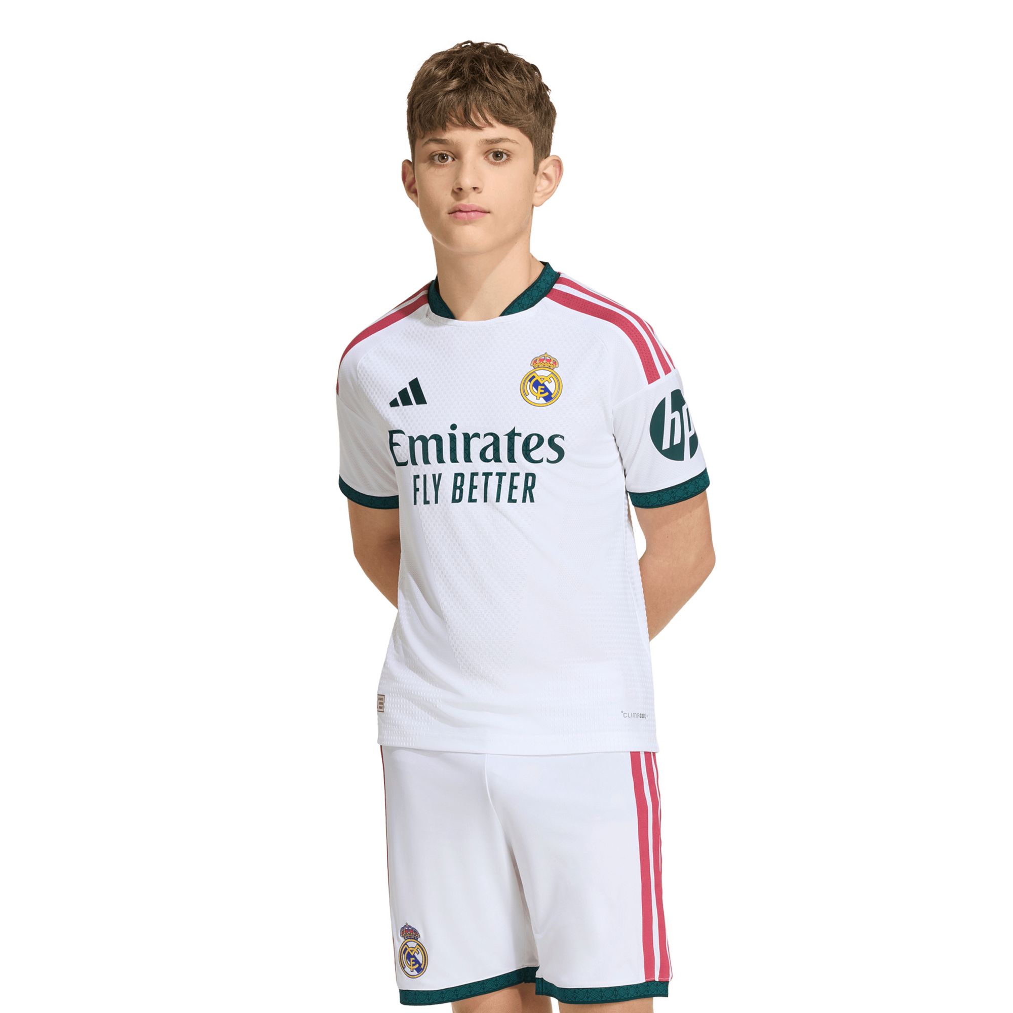 adidas Youth Real Madrid 2026 Home Authentic Jersey