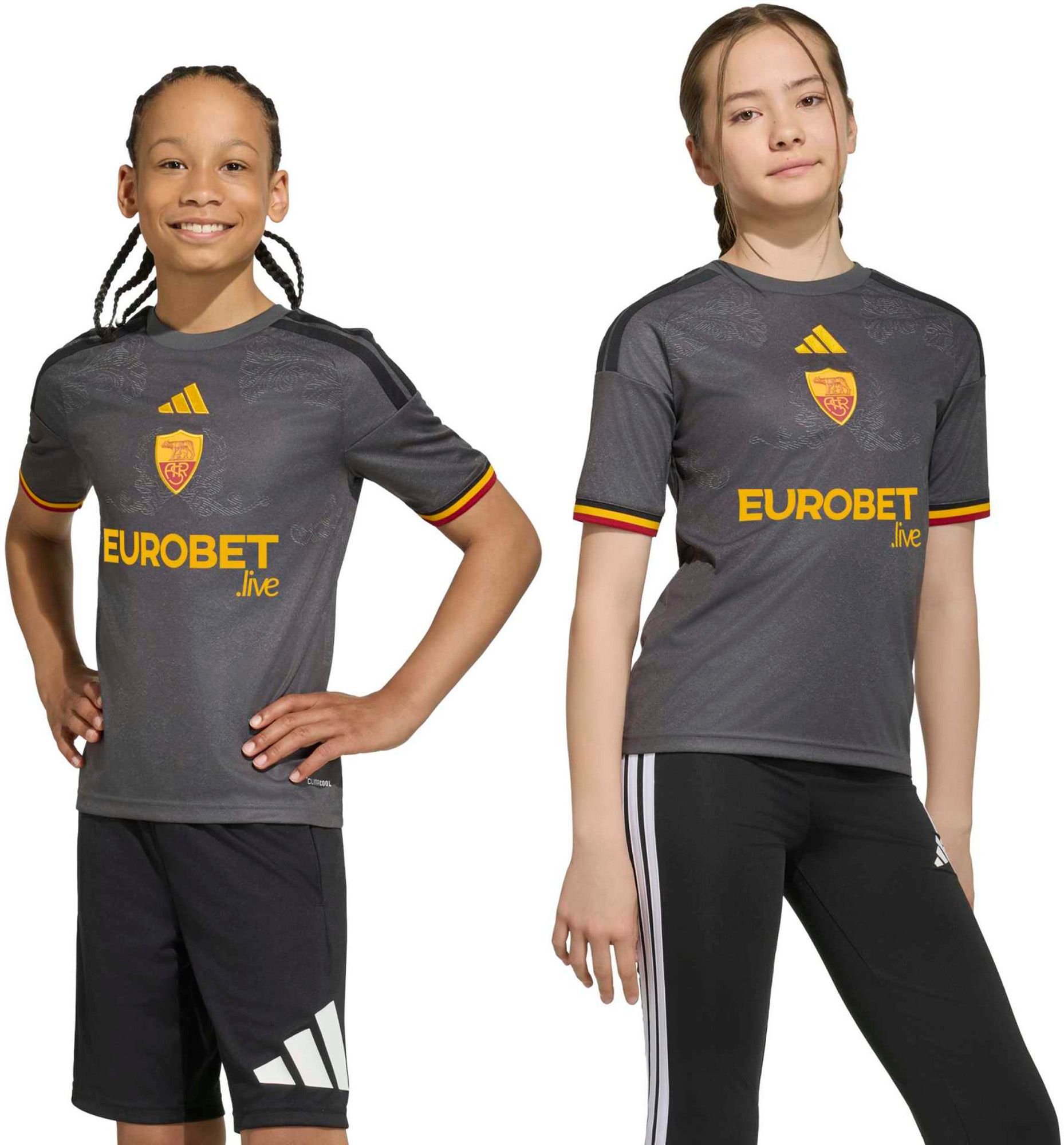 adidas Youth AS Roma 2026 Third Replica Jersey