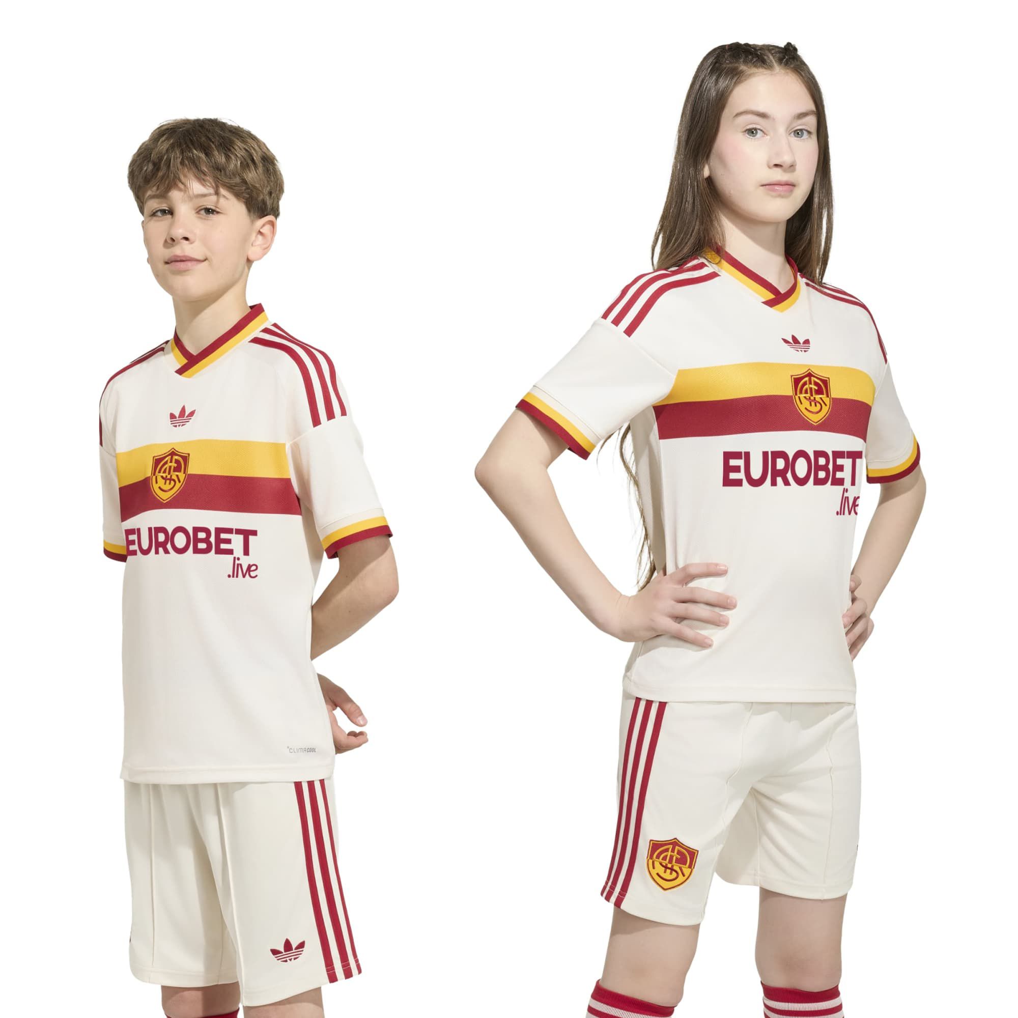adidas Youth AS Roma 2026 Away Replica Jersey