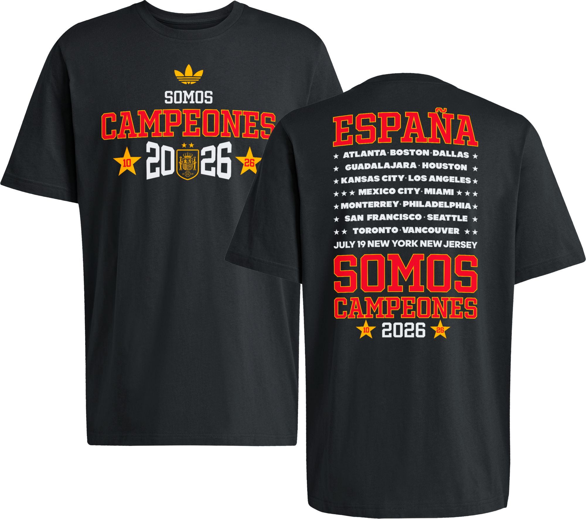 2026 Spain World Soccer Champions Gear