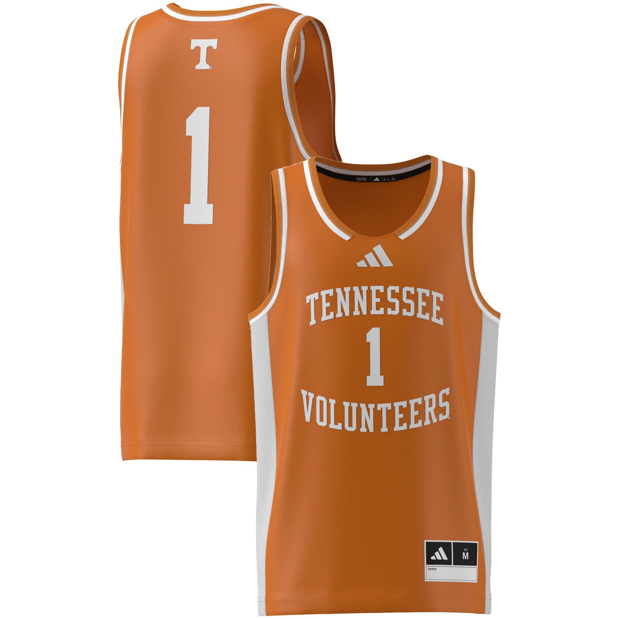 adidas Youth Tennessee Volunteers Orange Replica Basketball Jersey