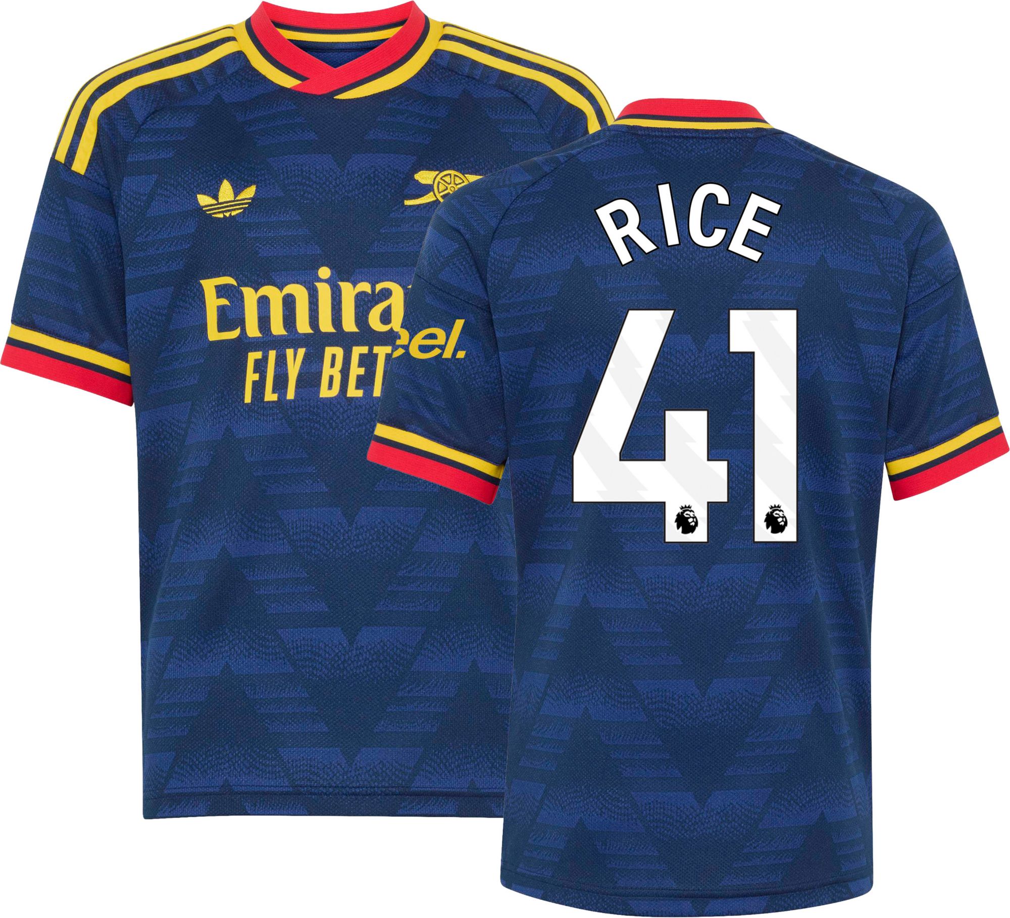 adidas Youth Arsenal Declan Rice 2026 Away Replica Jersey