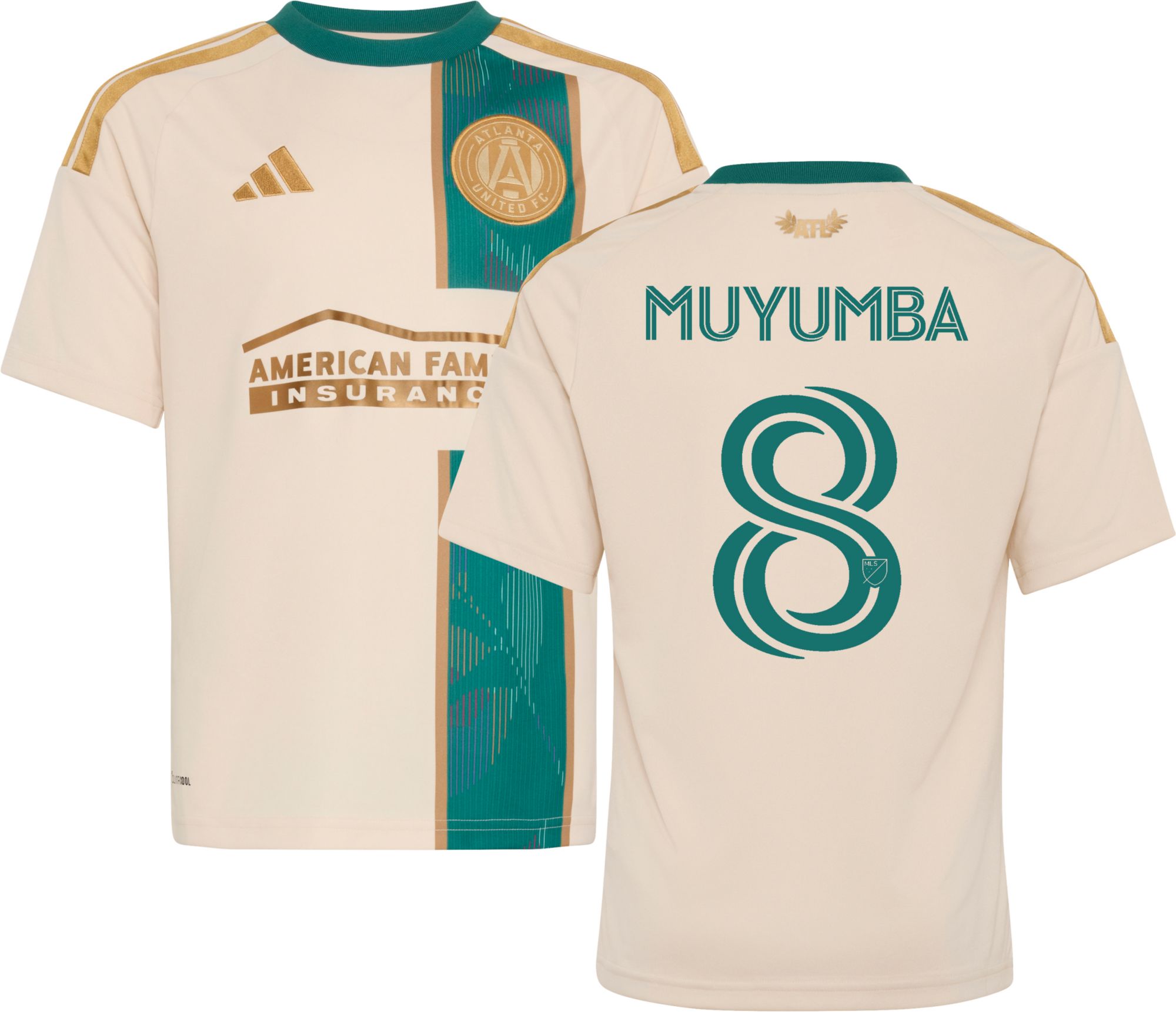 adidas Youth Atlanta United Tristan Muyumba 2026 Secondary Replica Jersey