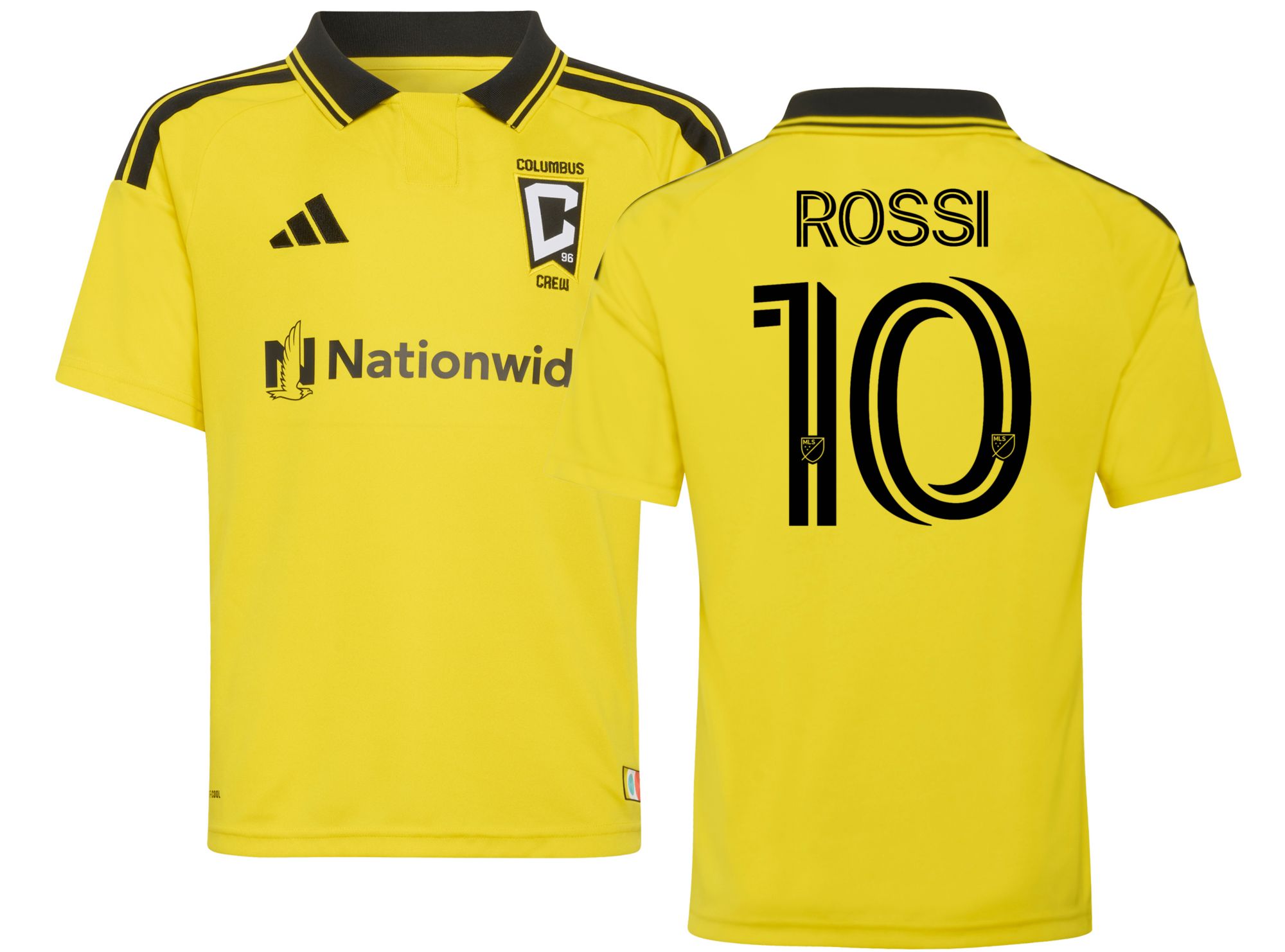 adidas Youth Columbus Crew Diego Rossi #10 2026 Primary Replica 'The Crafted for Excellence Kit' Jersey