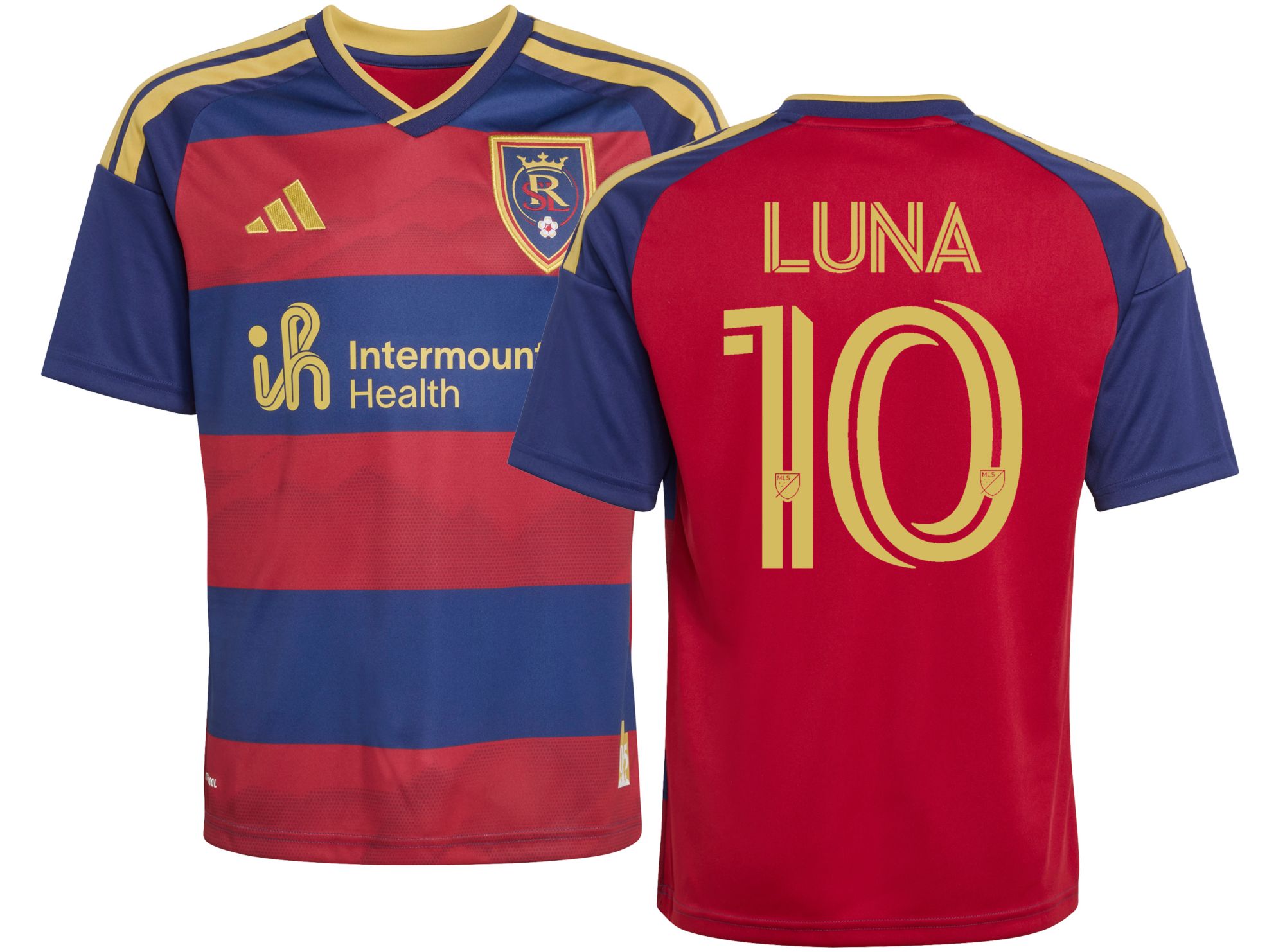 adidas Youth Real Salt Lake Diego Luna #10 2026 Primary Replica 'The Switchback' Jersey