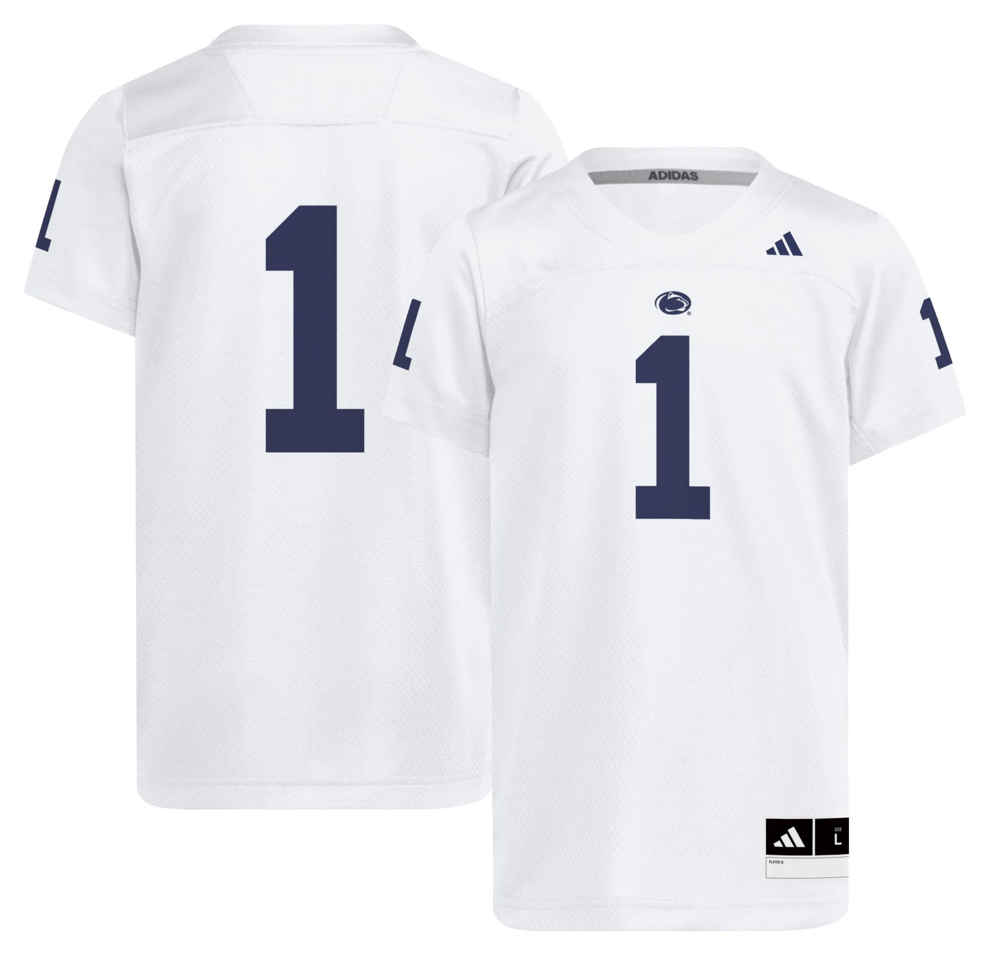 adidas Youth Penn State Nittany Lions White Sideline Football Jersey