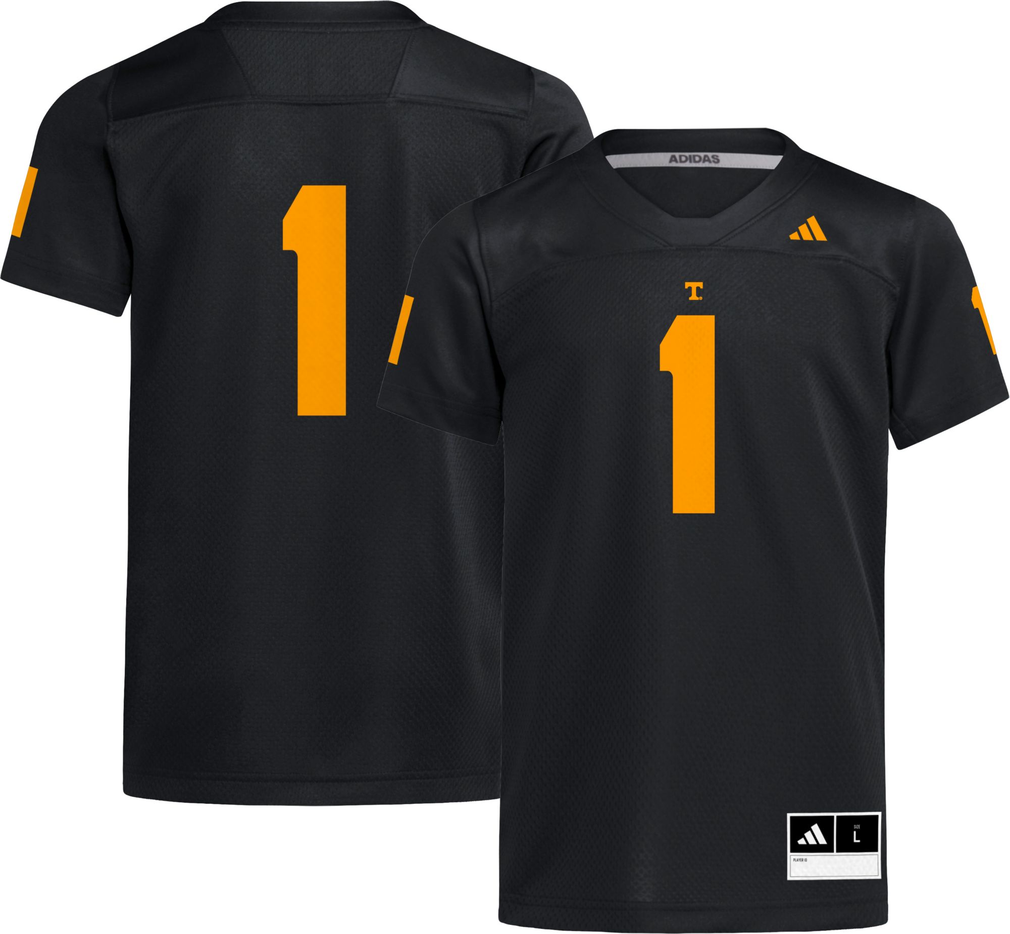 adidas Youth Tennessee Volunteers Black Sideline Jersey