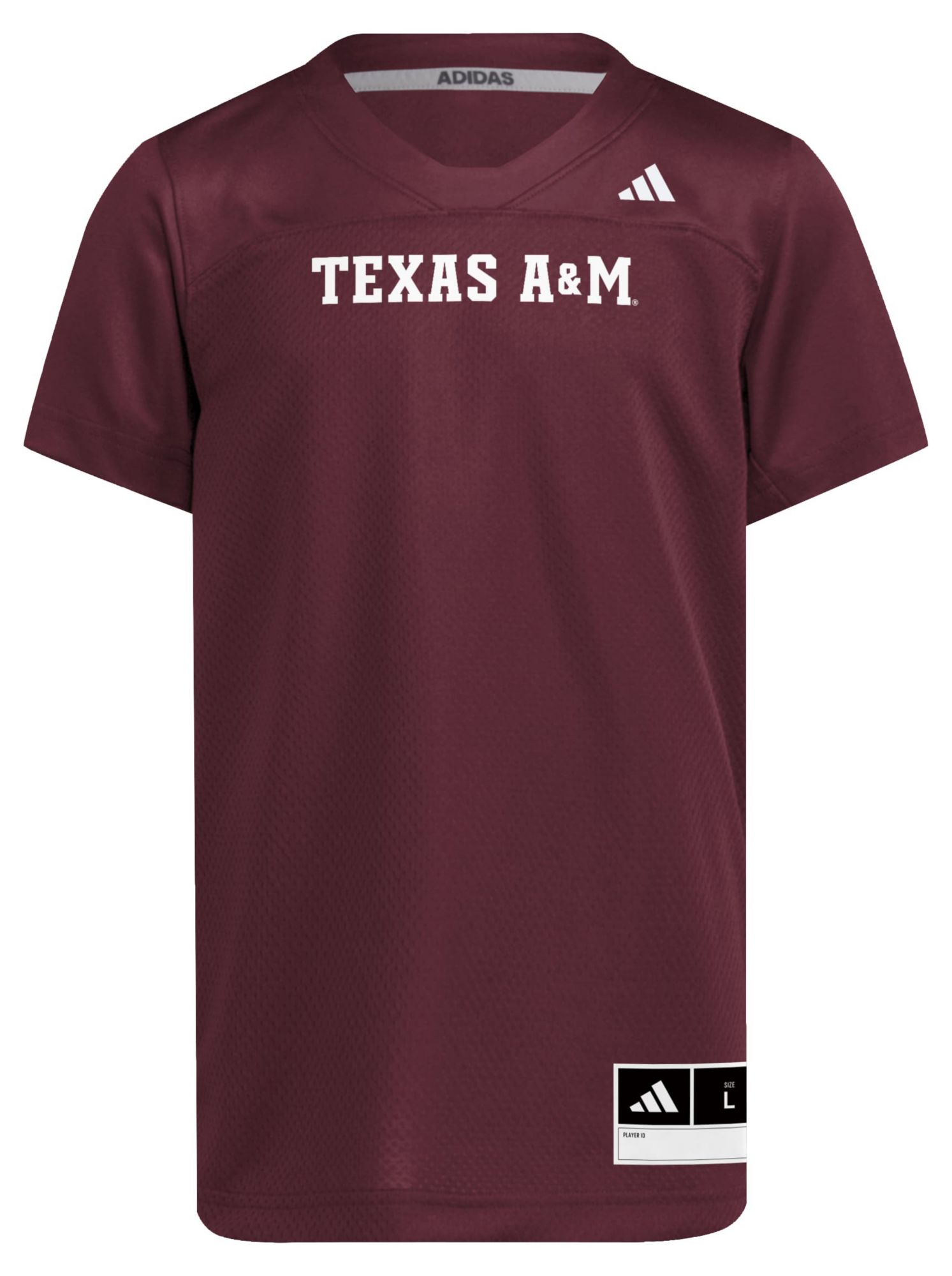 adidas Youth Texas A&amp;M Aggies Maroon Sideline Football Jersey