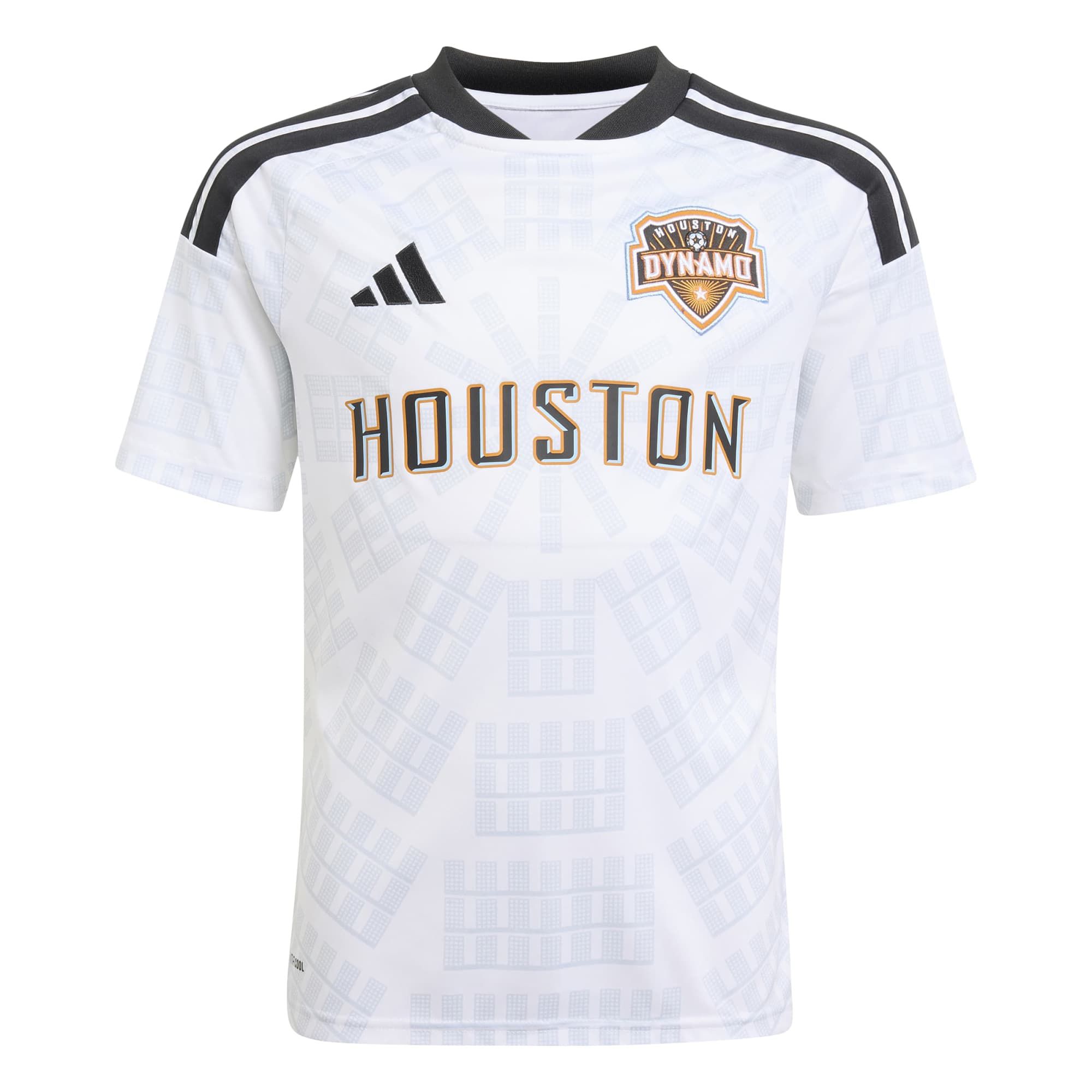 adidas Youth Houston Dynamo White 2026 Third Replica Jersey