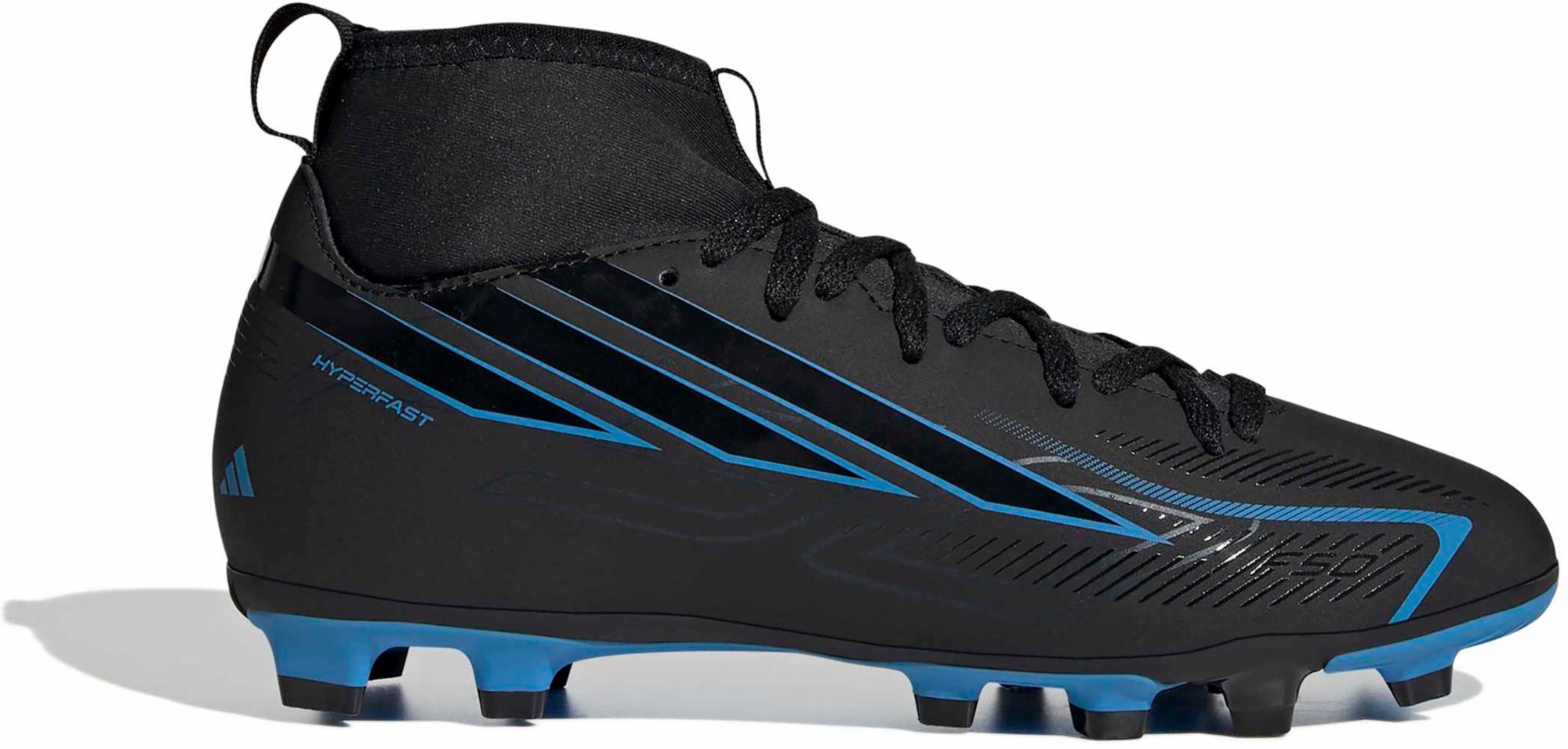 adidas Kids' F50 Hyperfast Club Mid FG/MG Soccer Cleats