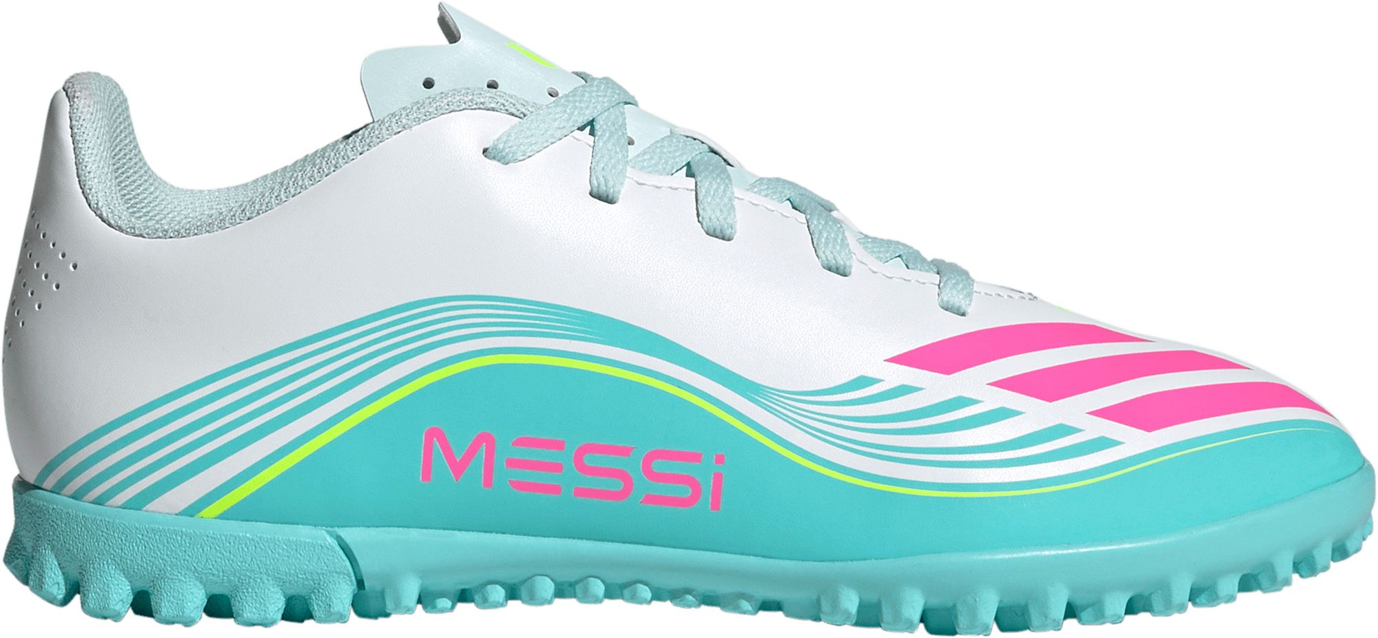adidas Kids' F50 Messi Club Turf Soccer Cleats
