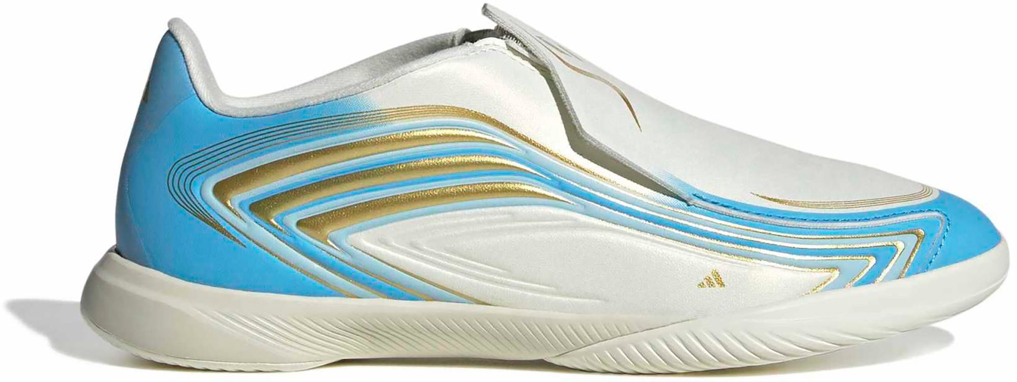 adidas Kids' F50 Messi League Laceless Indoor Soccer Shoes