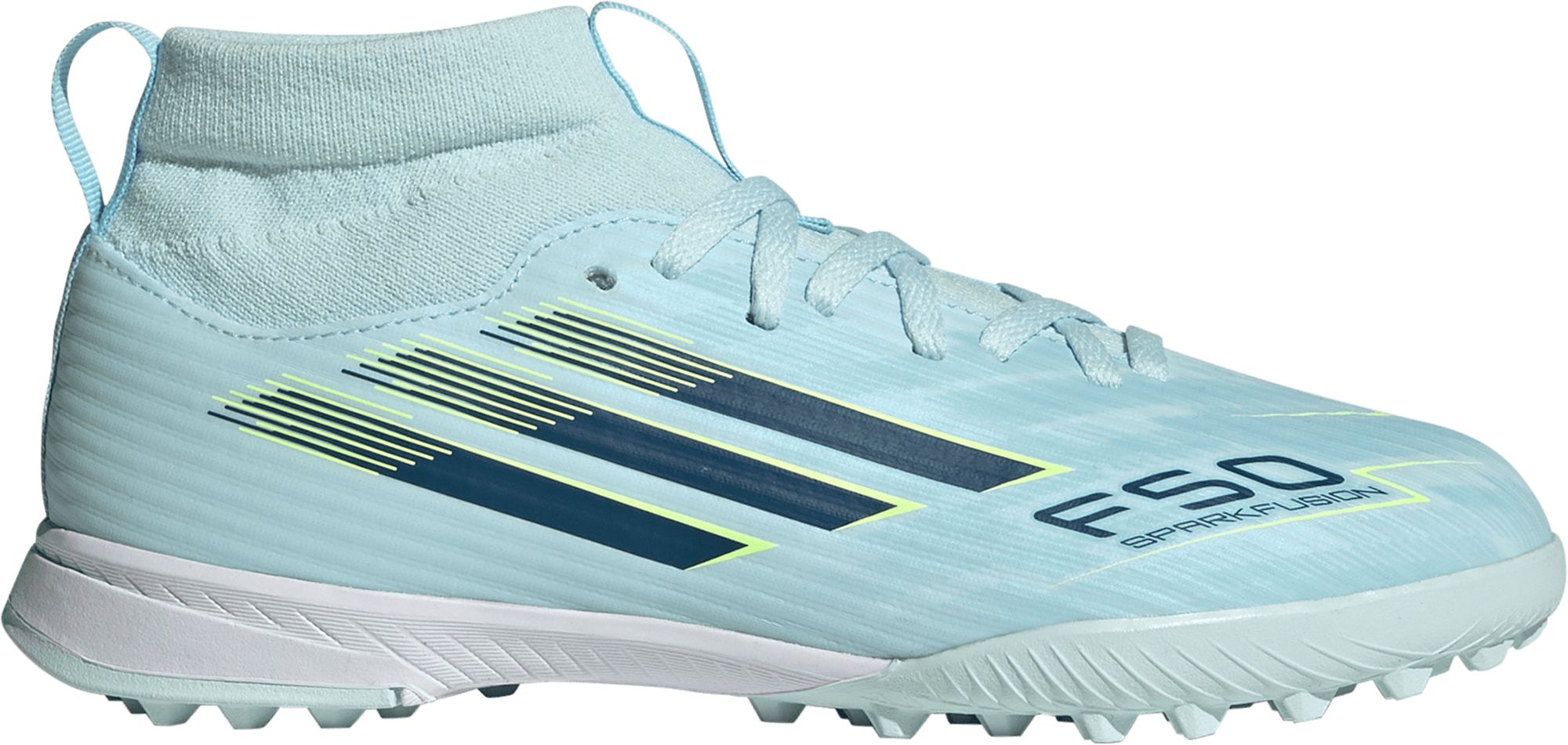 adidas Kids' F50 Sparkfusion League Mid Turf Soccer Cleats