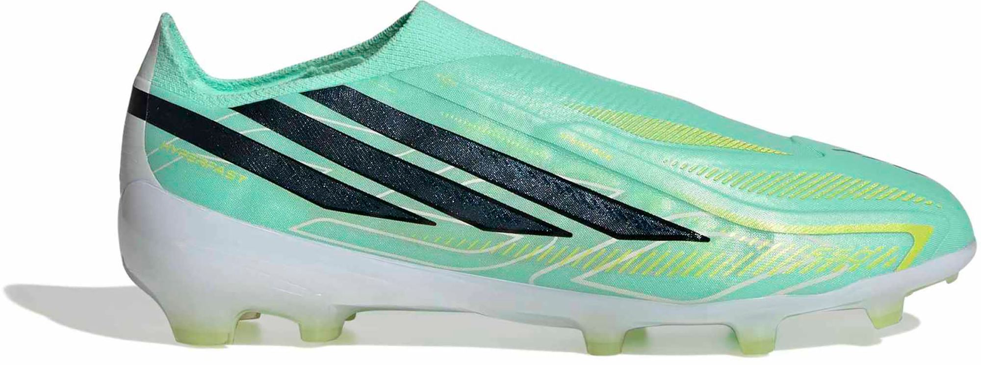 adidas Kids' F50 Hyperfast Elite Laceless FG Soccer Cleats