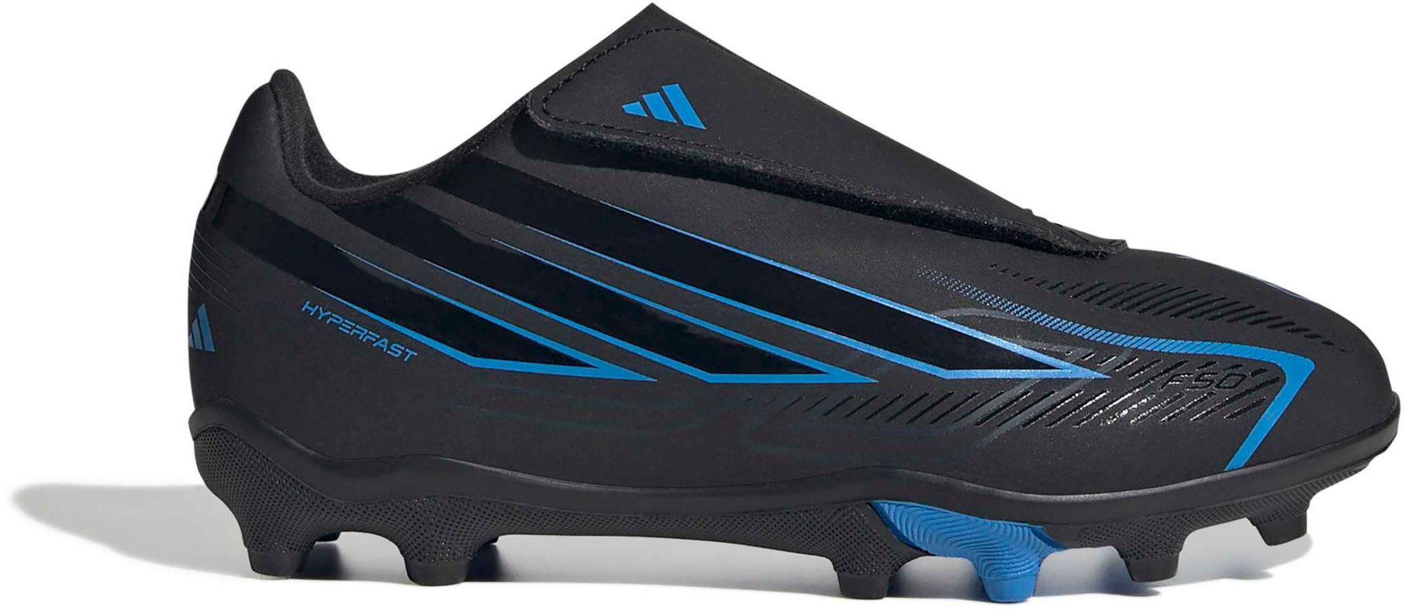 adidas Kids' Preschool F50 Hyperfast Club Velcro FG/MG Soccer Cleats