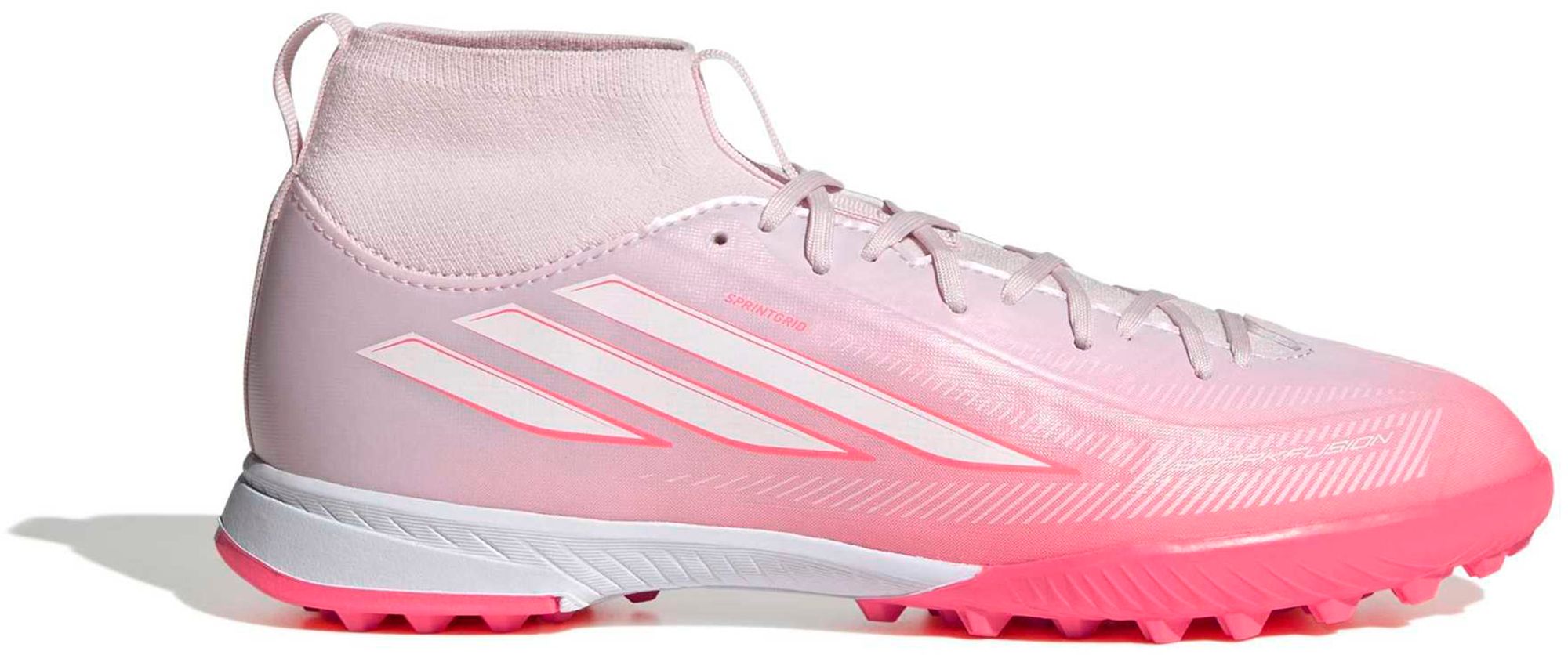 adidas Kids' F50 Sparkfusion League Mid Turf Soccer Cleats