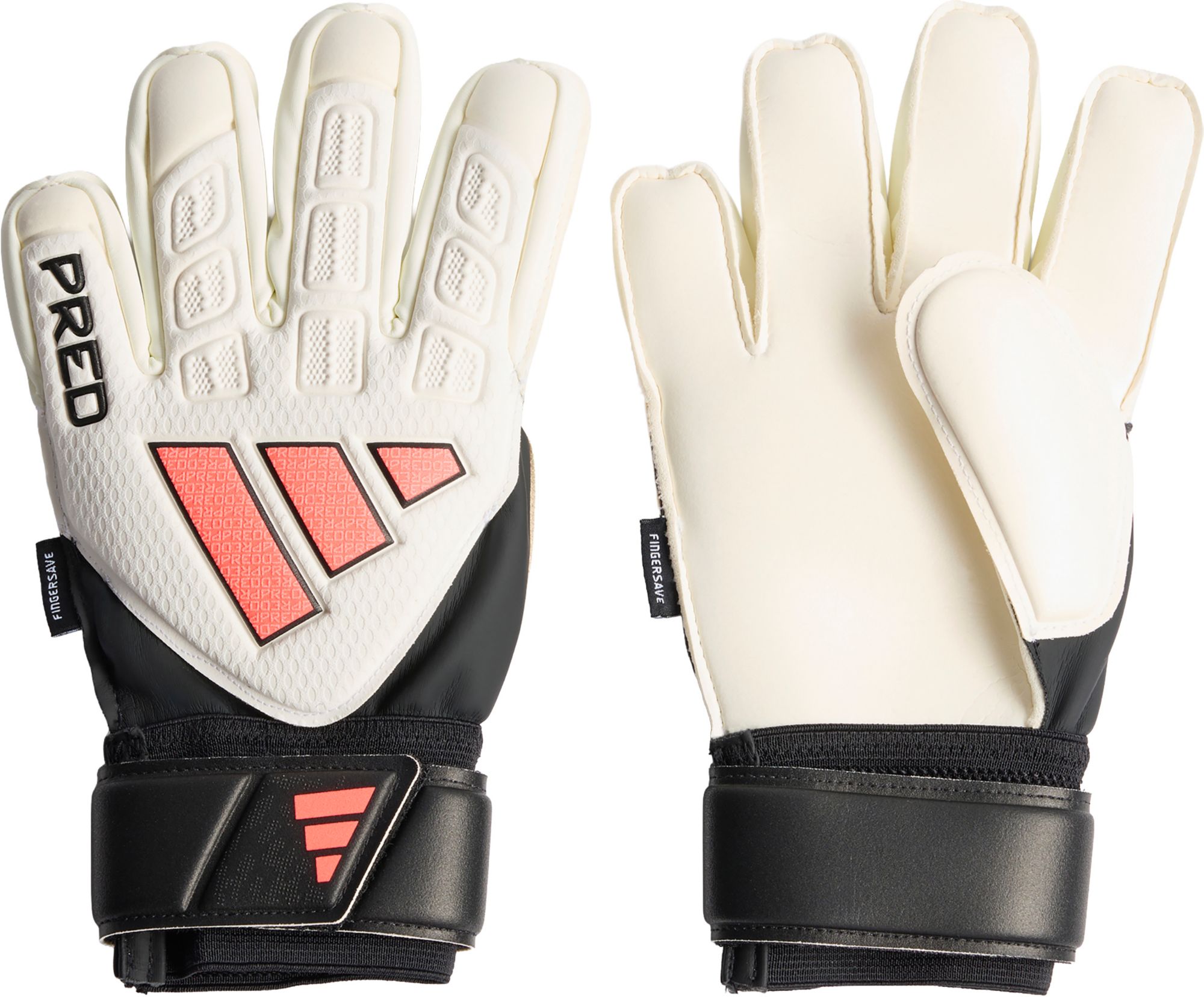 adidas Youth Predator Match Fingersave Goalkeeper Gloves