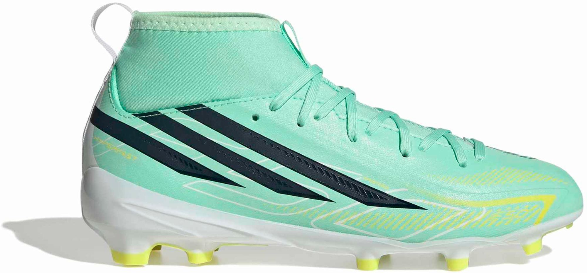 adidas Kids' F50 Hyperfast League FG Mid Soccer Cleats