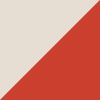 White/Impact Orange