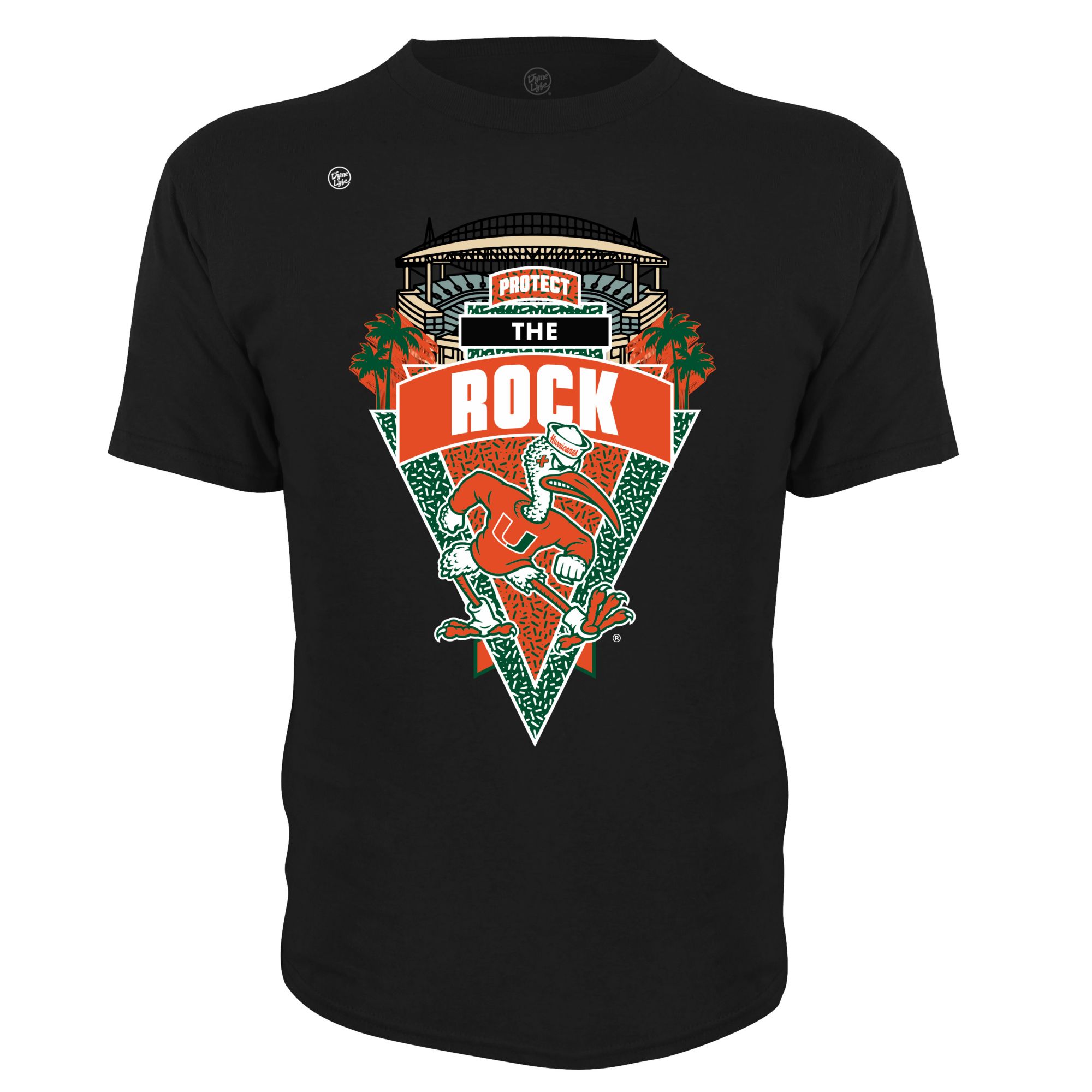 Dyme Lyfe Youth Miami Hurricanes Black Protect T-Shirt