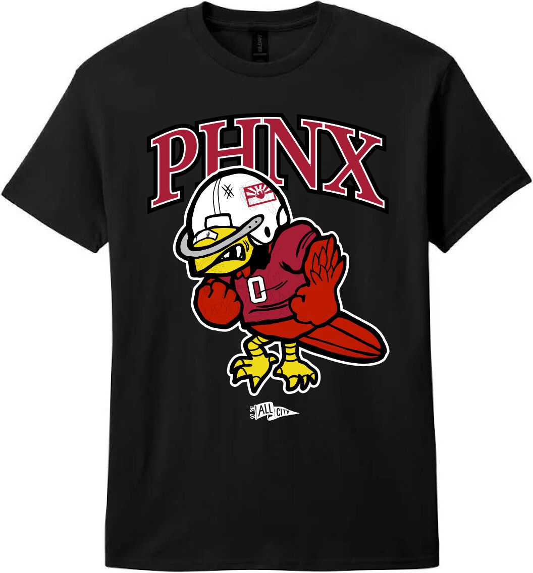 ALLCITY Adult Phoenix Cartoon T-Shirt