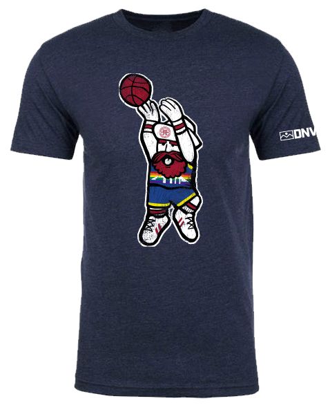 ALLCITY Adult Denver Navy Maxie Somber T-Shirt