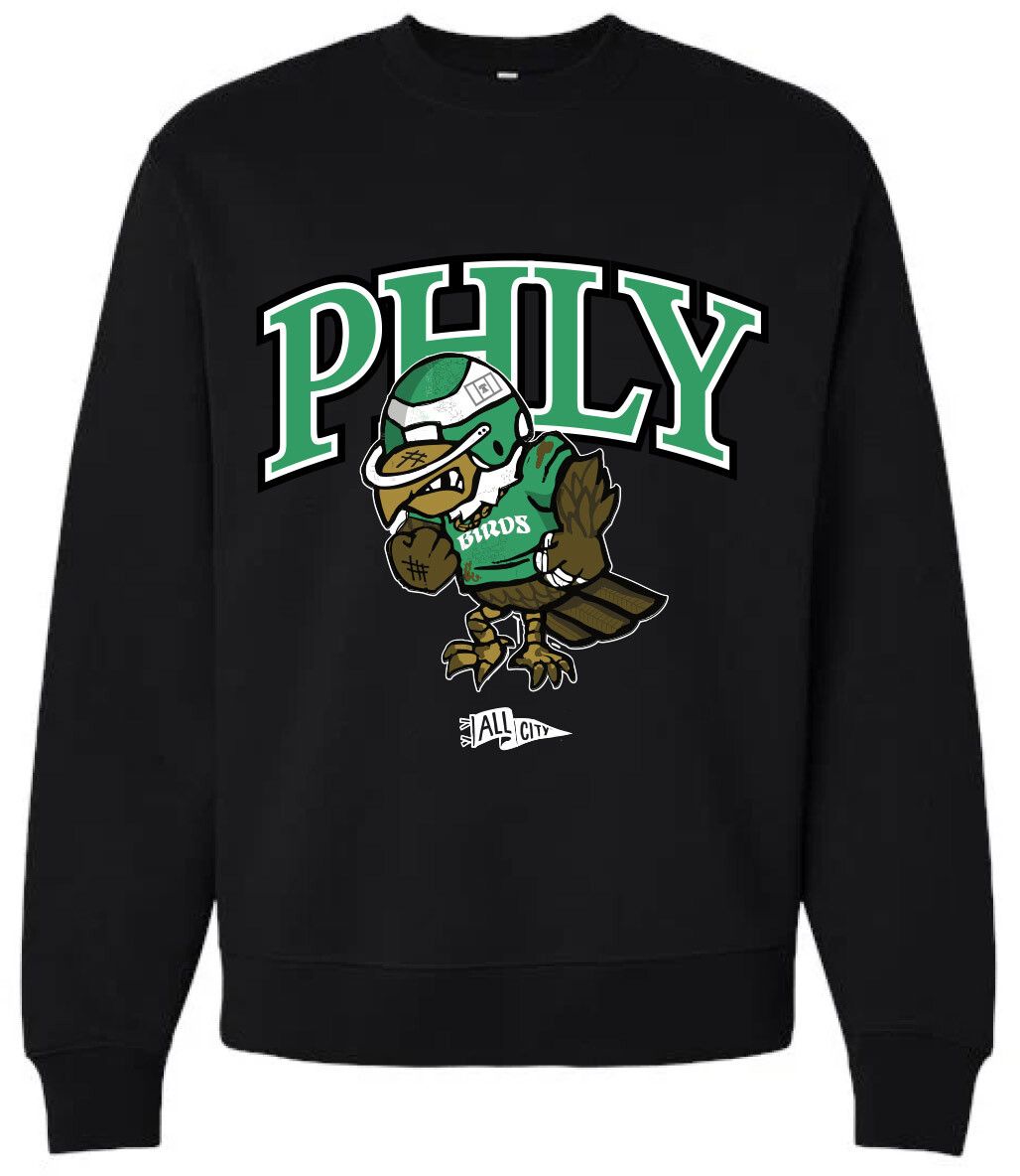ALLCITY Adult Philadelphia Mascot Crewneck Sweatshirt