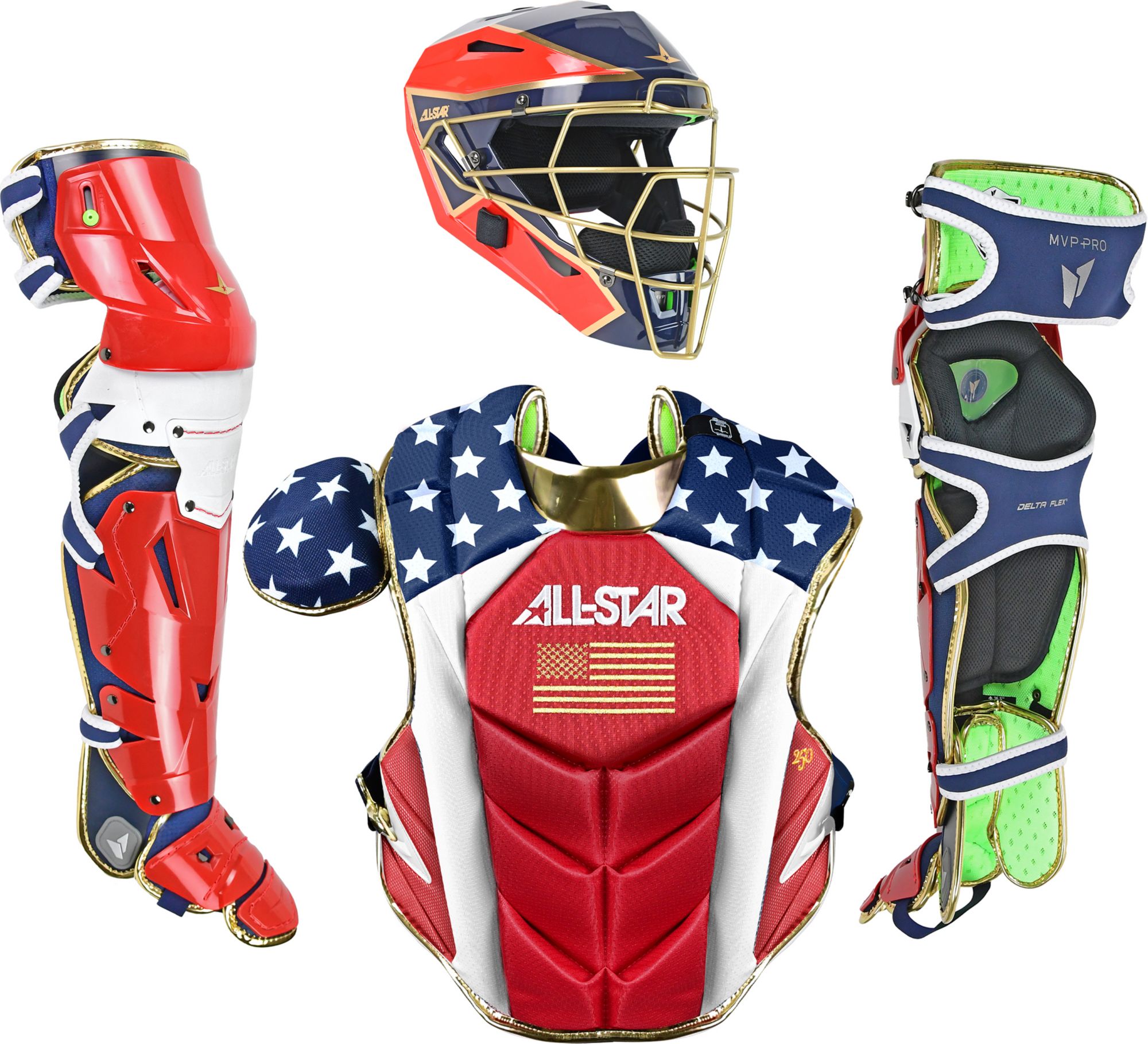 All-Star Adult MVP Pro Series USA 250 Catcher's Set