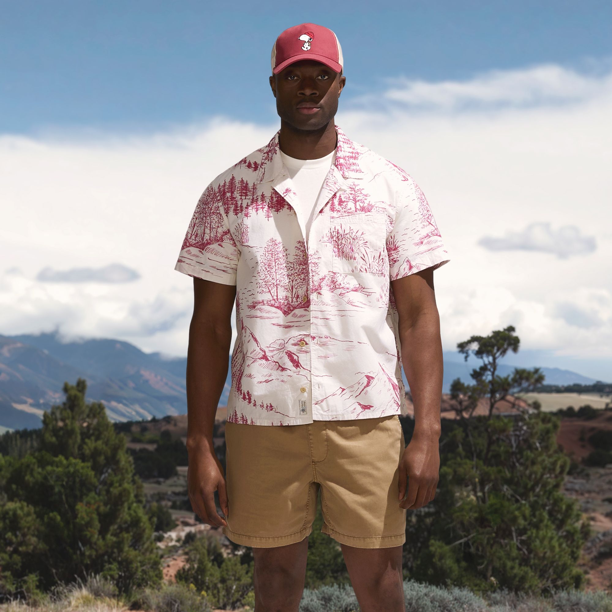 Alpine Design Men's Short Sleeve Camp Shirt