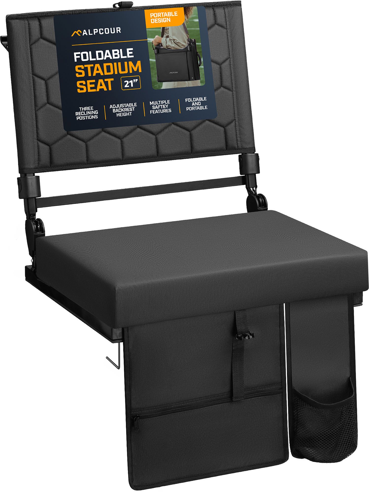 Alpcour 21" Folding Reclining Seat