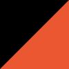 Black/Orange