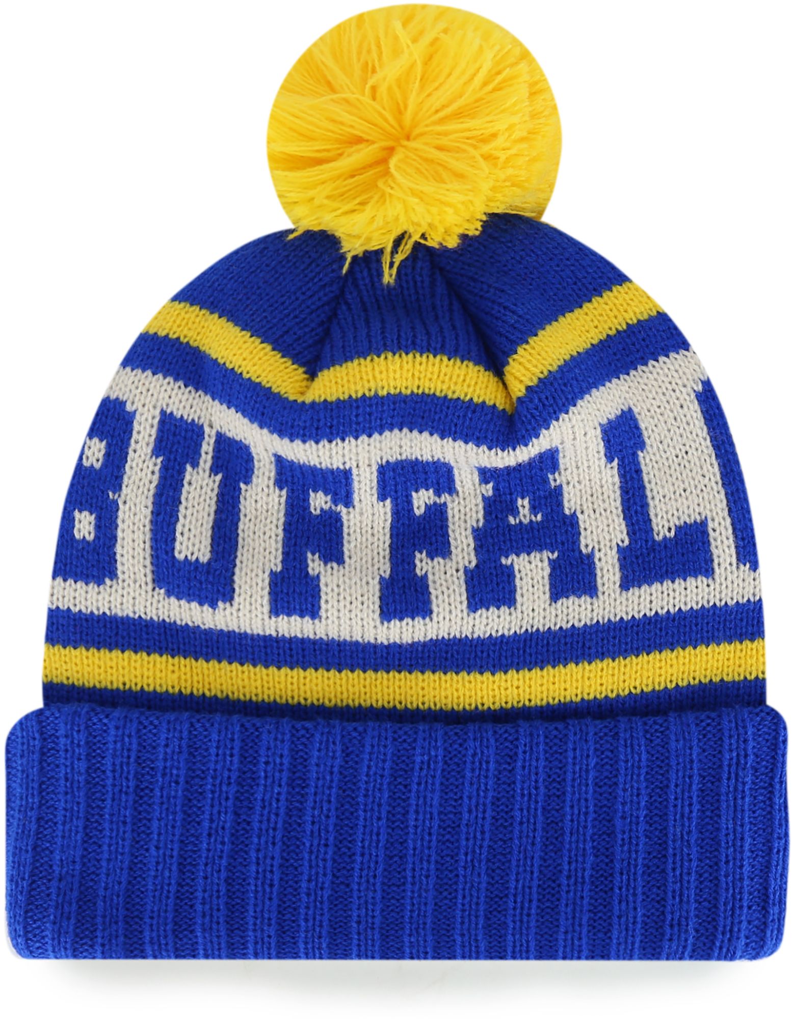 American Needle Adult Buffalo Pom Knit Beanie