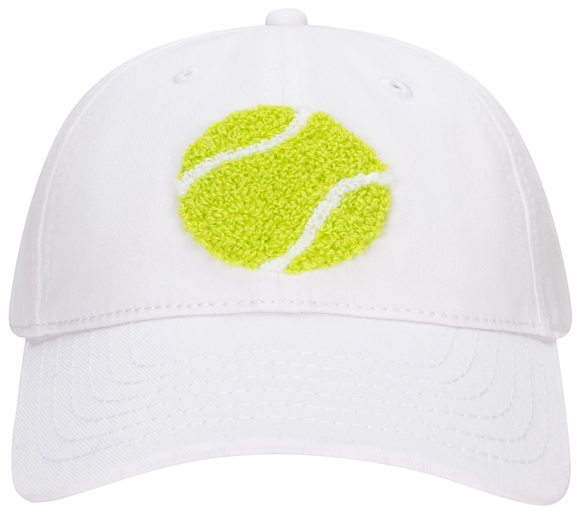 Ame and Lulu Girls' Terry Tennis Ball Tennis Camper Hat