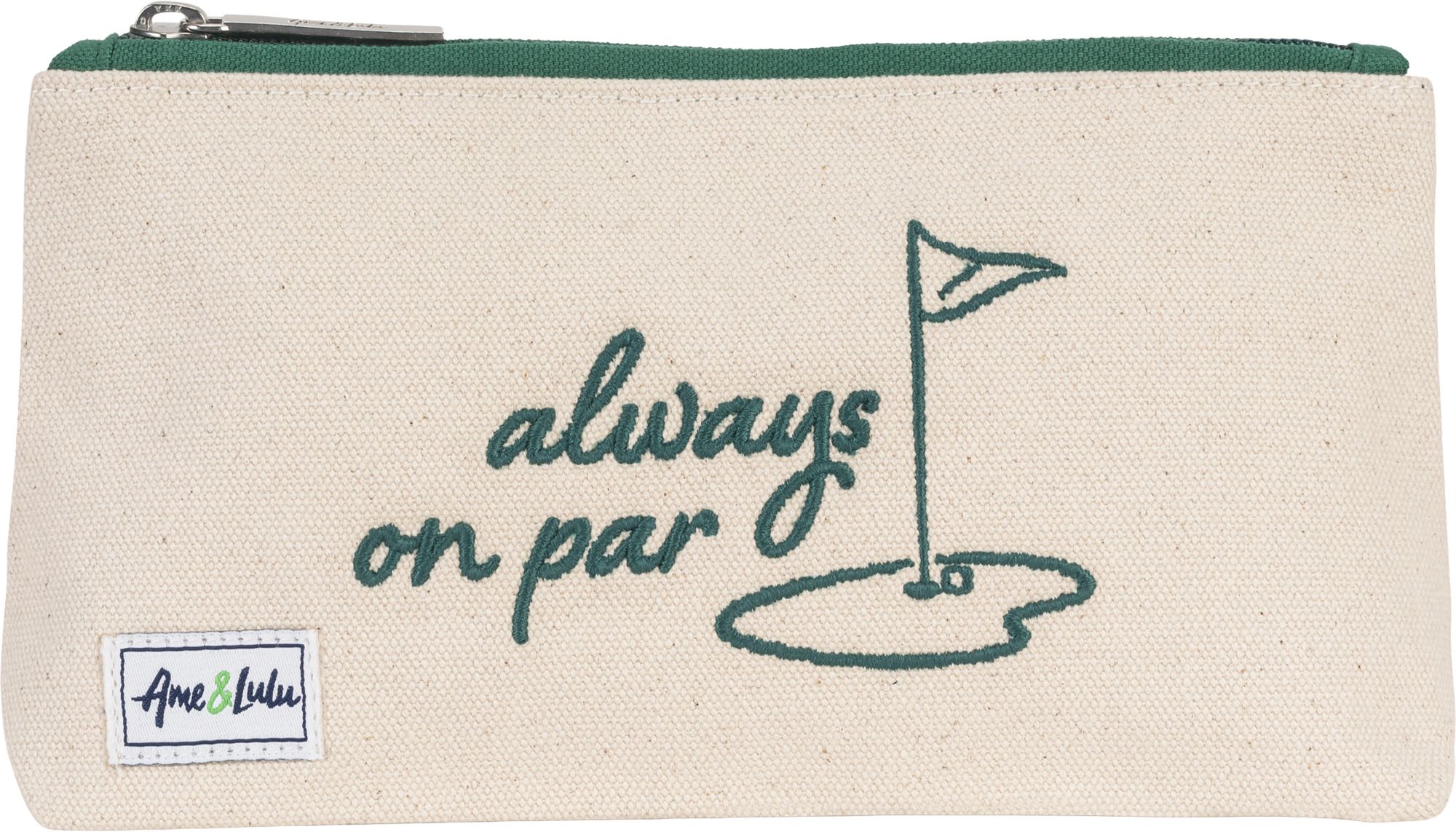Ame and Lulu Women's Brush It Off Golf Cosmetic Case