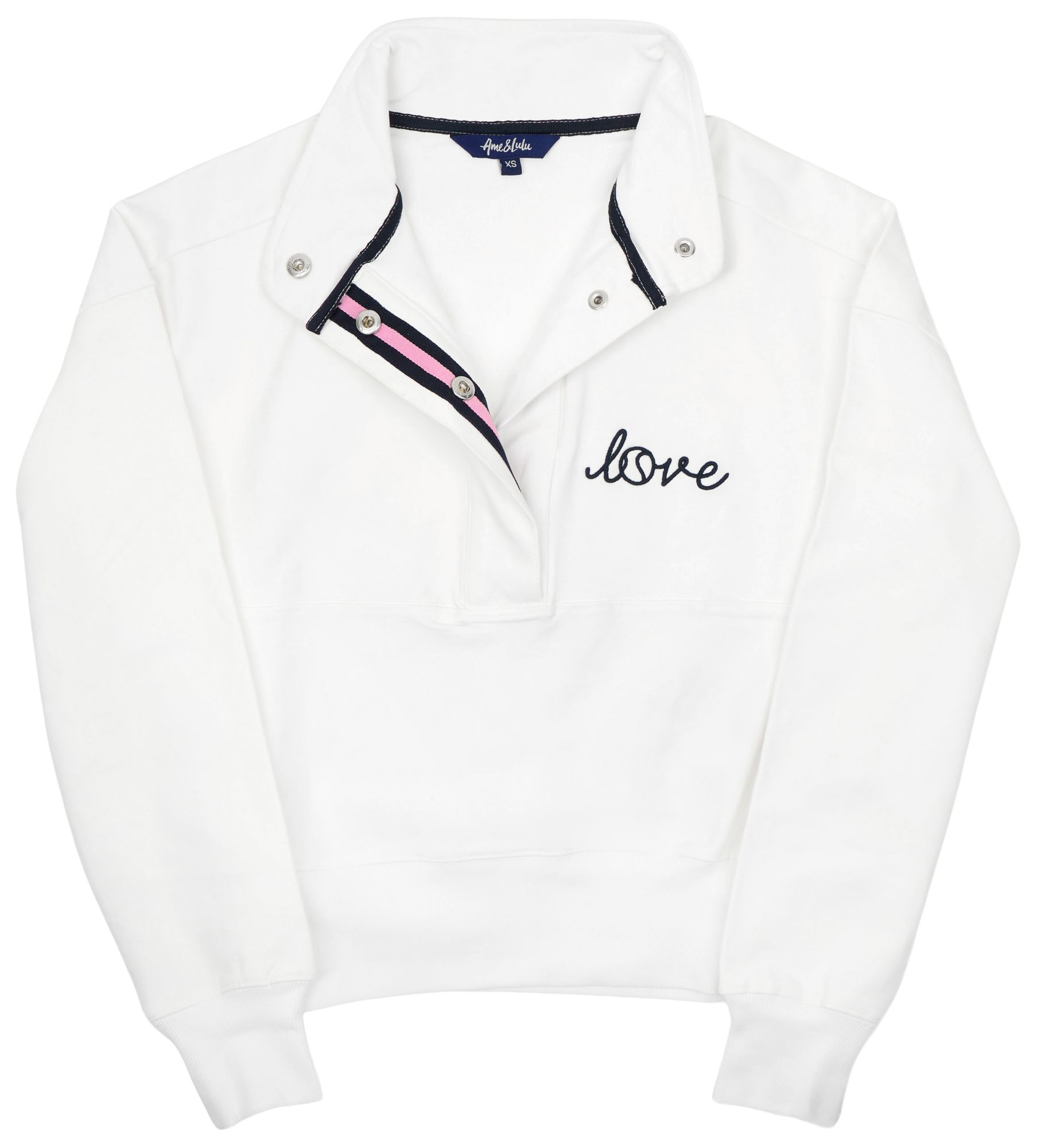 Ame and Lulu Women's Warm Up Tennis Pullover