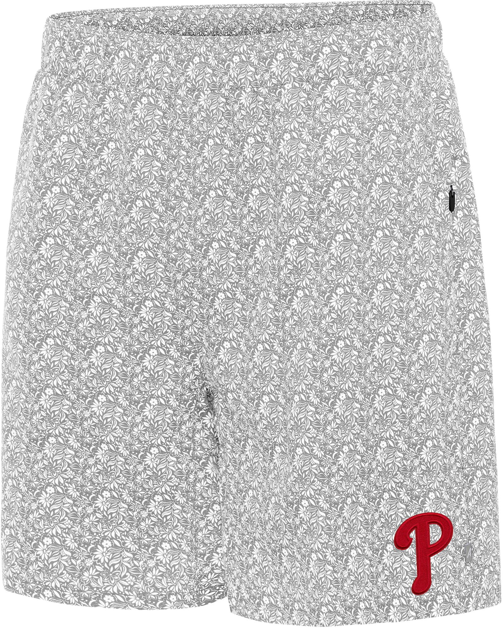Antigua Men's Philadelphia Phillies Grey Lianthus Shorts