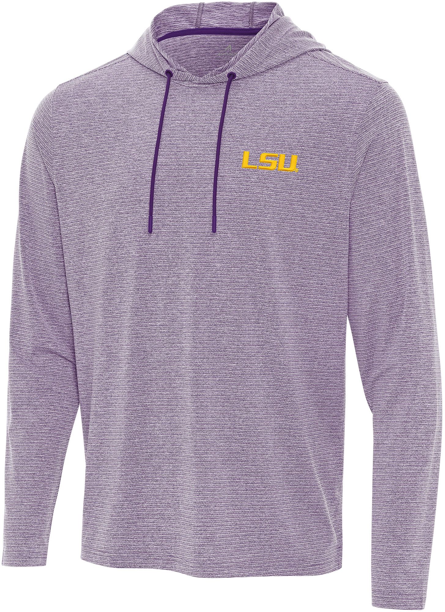 Antigua Men's LSU Tigers Purple Changeover Hoodie