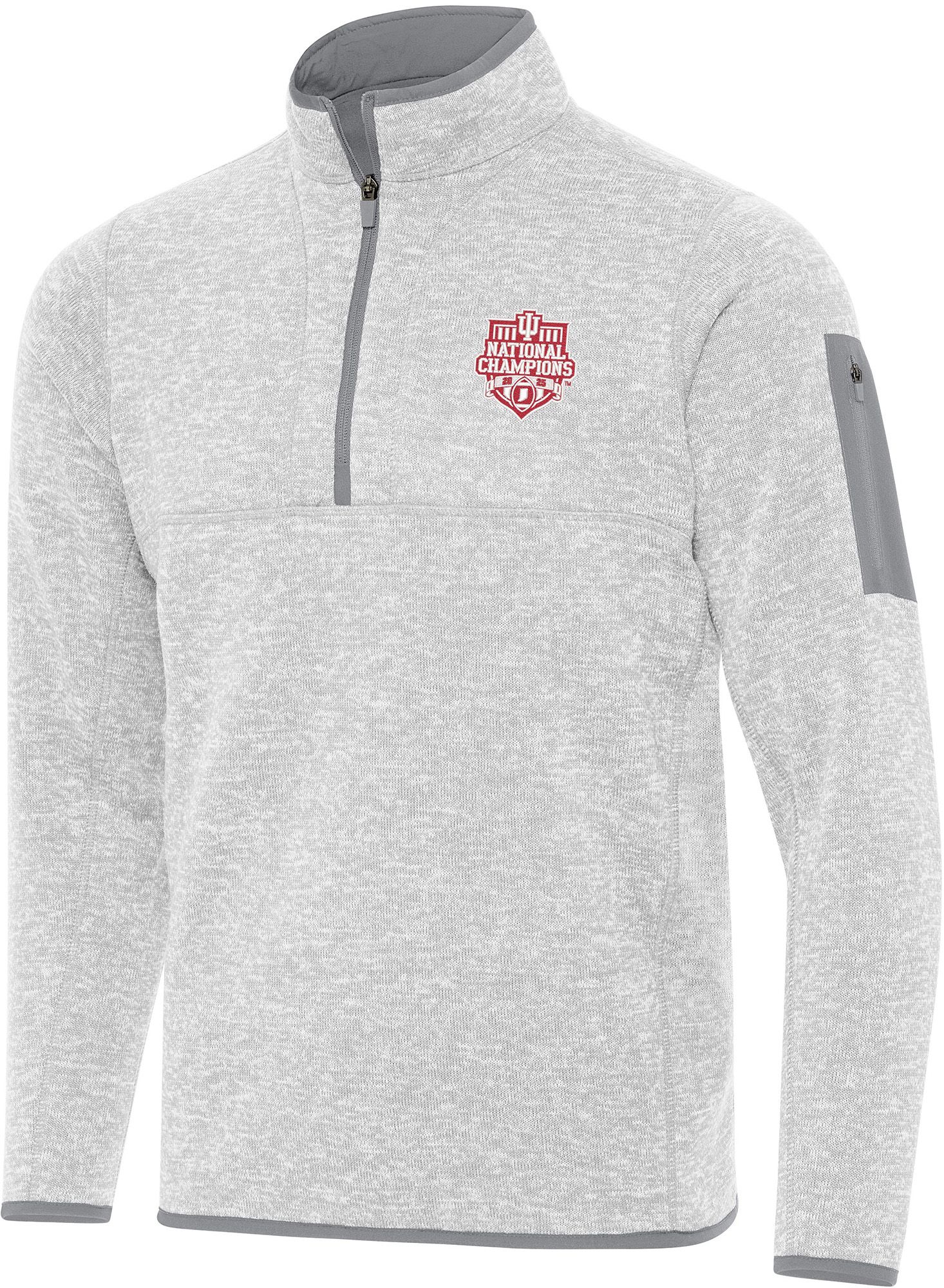 Antigua Adult Indiana Hoosiers Fortune 2025-26 CFP National Champions Quarter-Zip