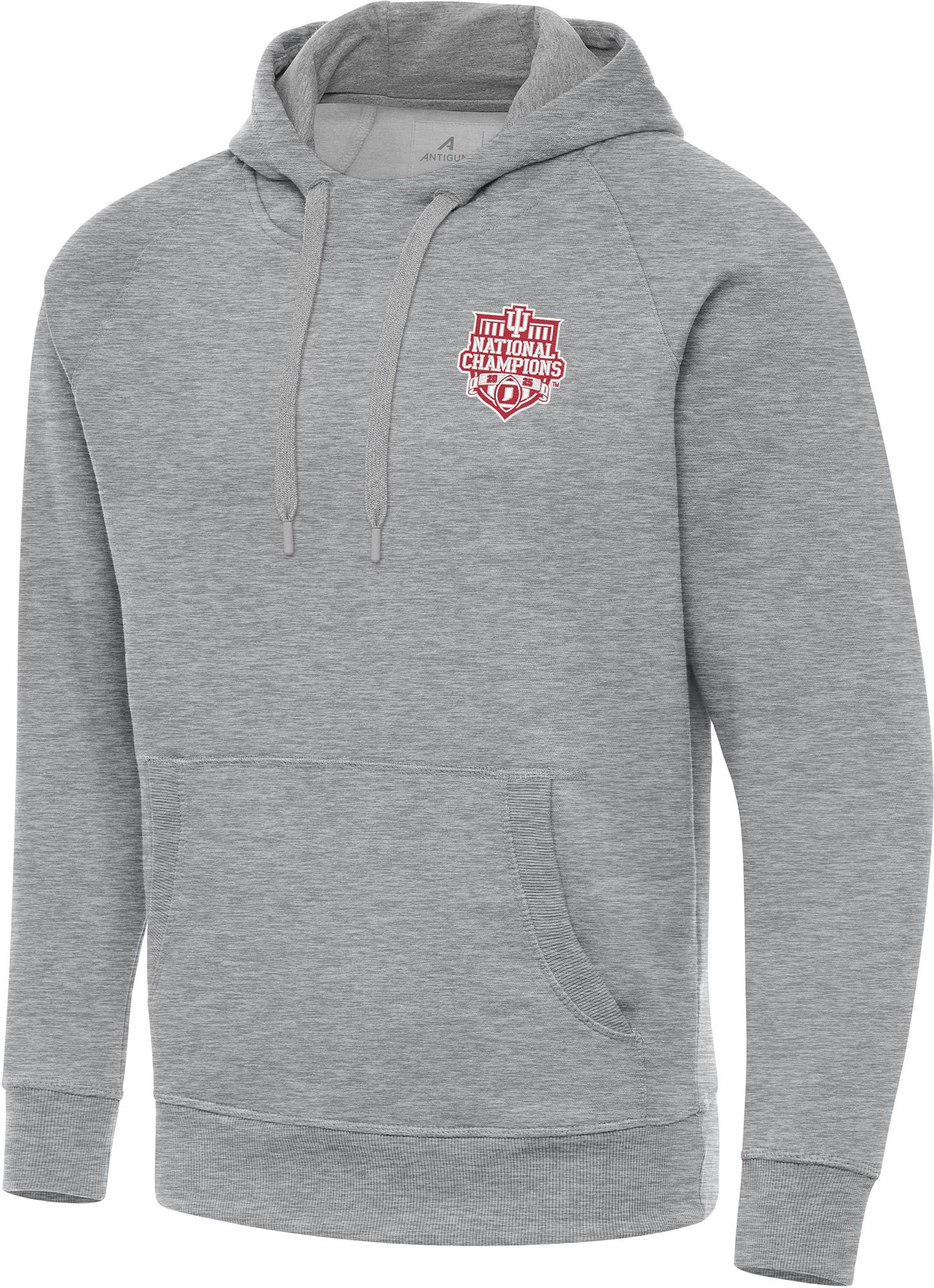 Antigua Adult Indiana Hoosiers Victory 2025-26 CFP National Champions Grey Hoodie