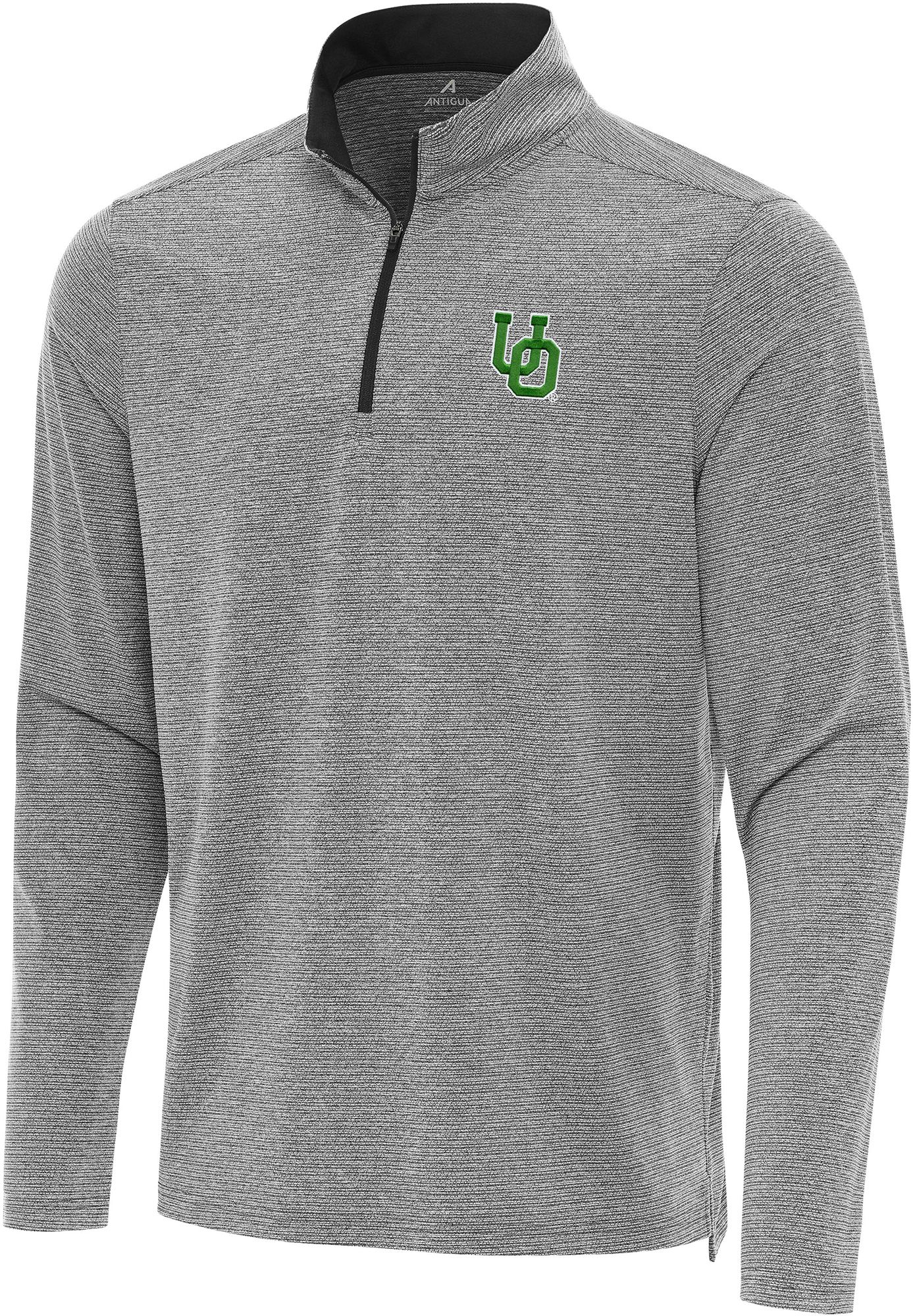 Antigua Men's Oregon Ducks Black Changeover 1/4 Zip Pullover