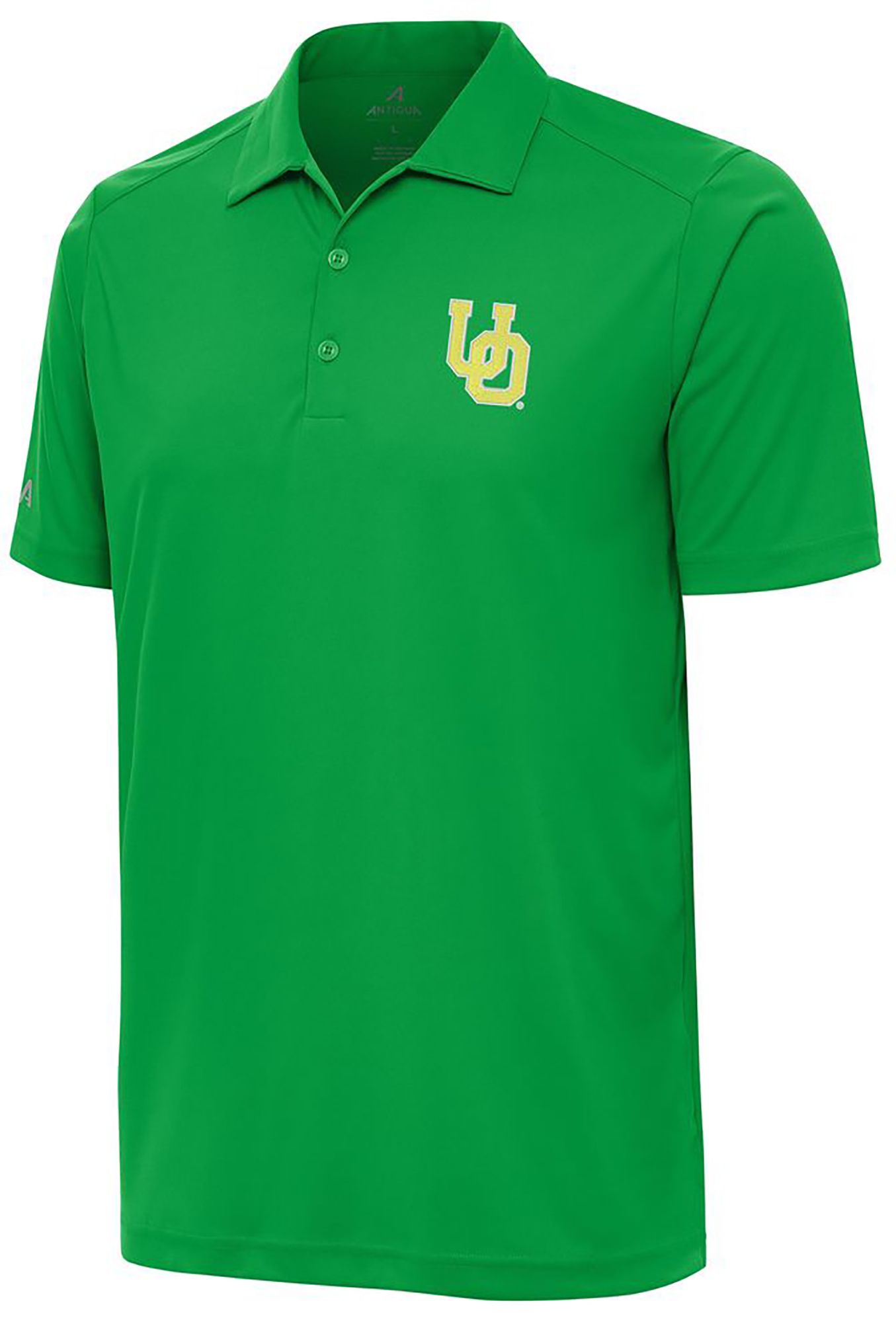 Antigua Men's Oregon Ducks Kelly Green Tribute Polo