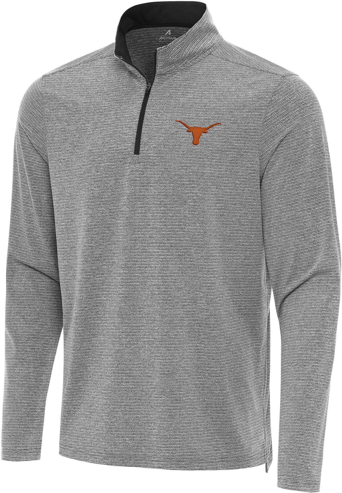 Antigua Men's Texas Longhorns Black Changeover 1/4 Zip Pullover