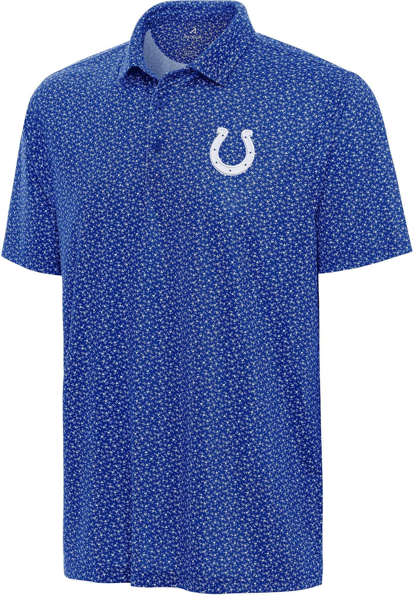 Antigua Men's Indianapolis Colts Vigorous Polo