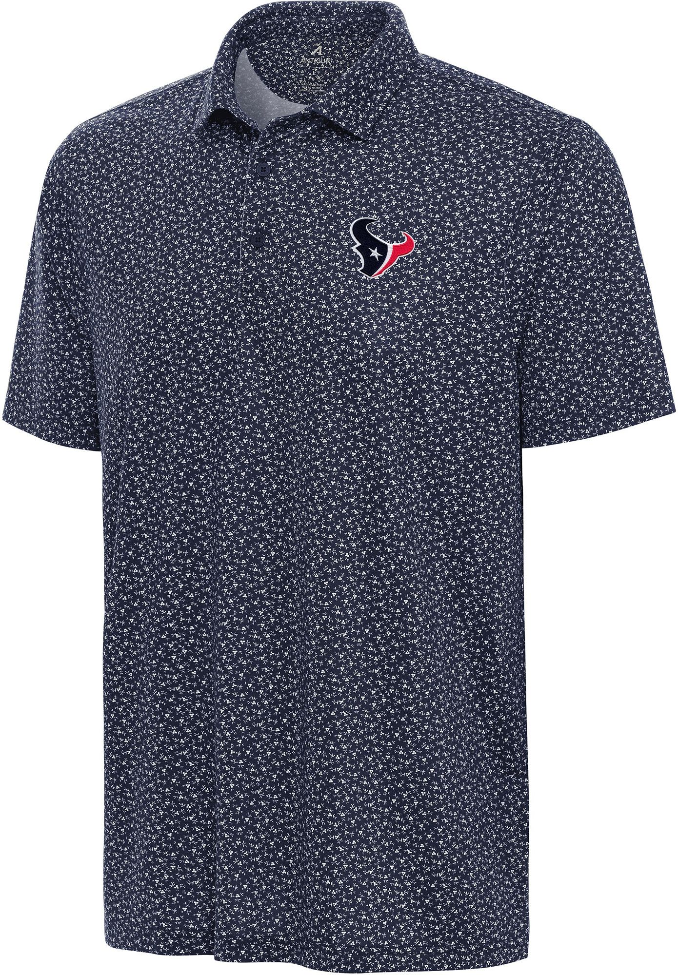 Antigua Men's Houston Texans Vigorous Polo