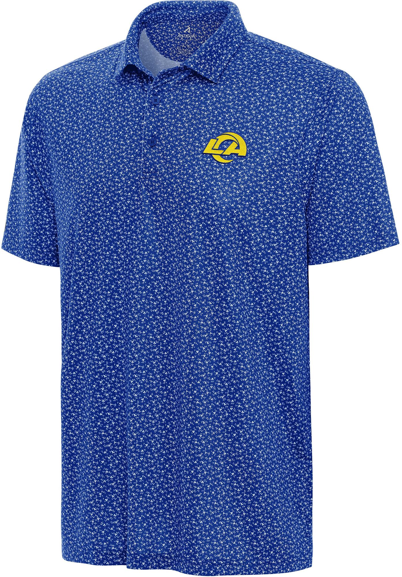 Antigua Men's Los Angeles Rams Vigorous Polo